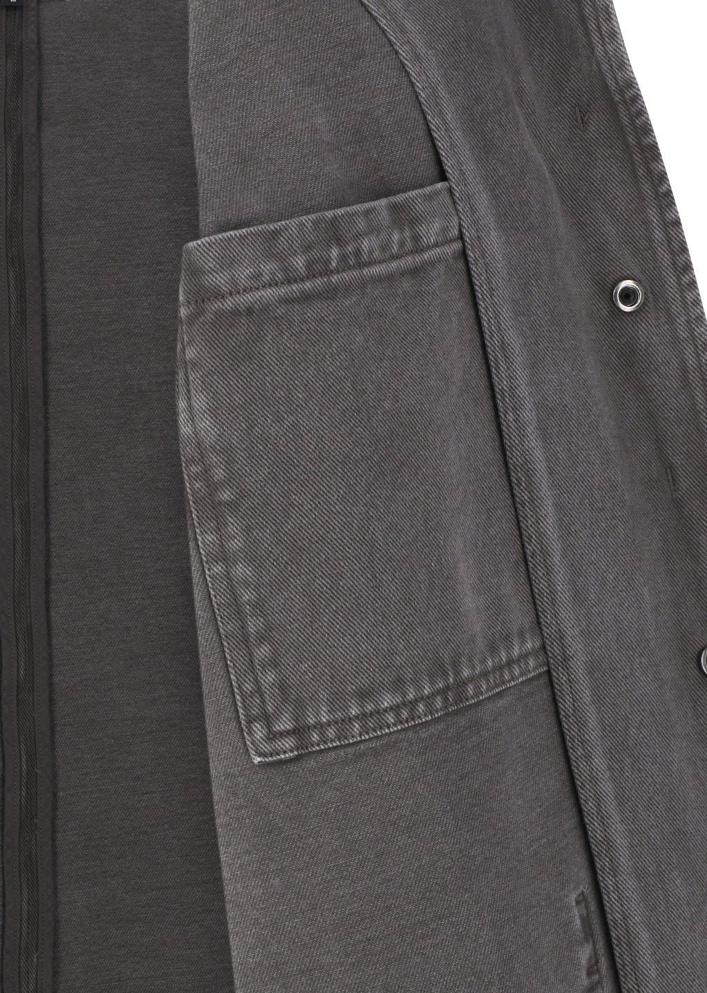 AMOMENTO GARMENTS DAYED POKET DENIM JACKET