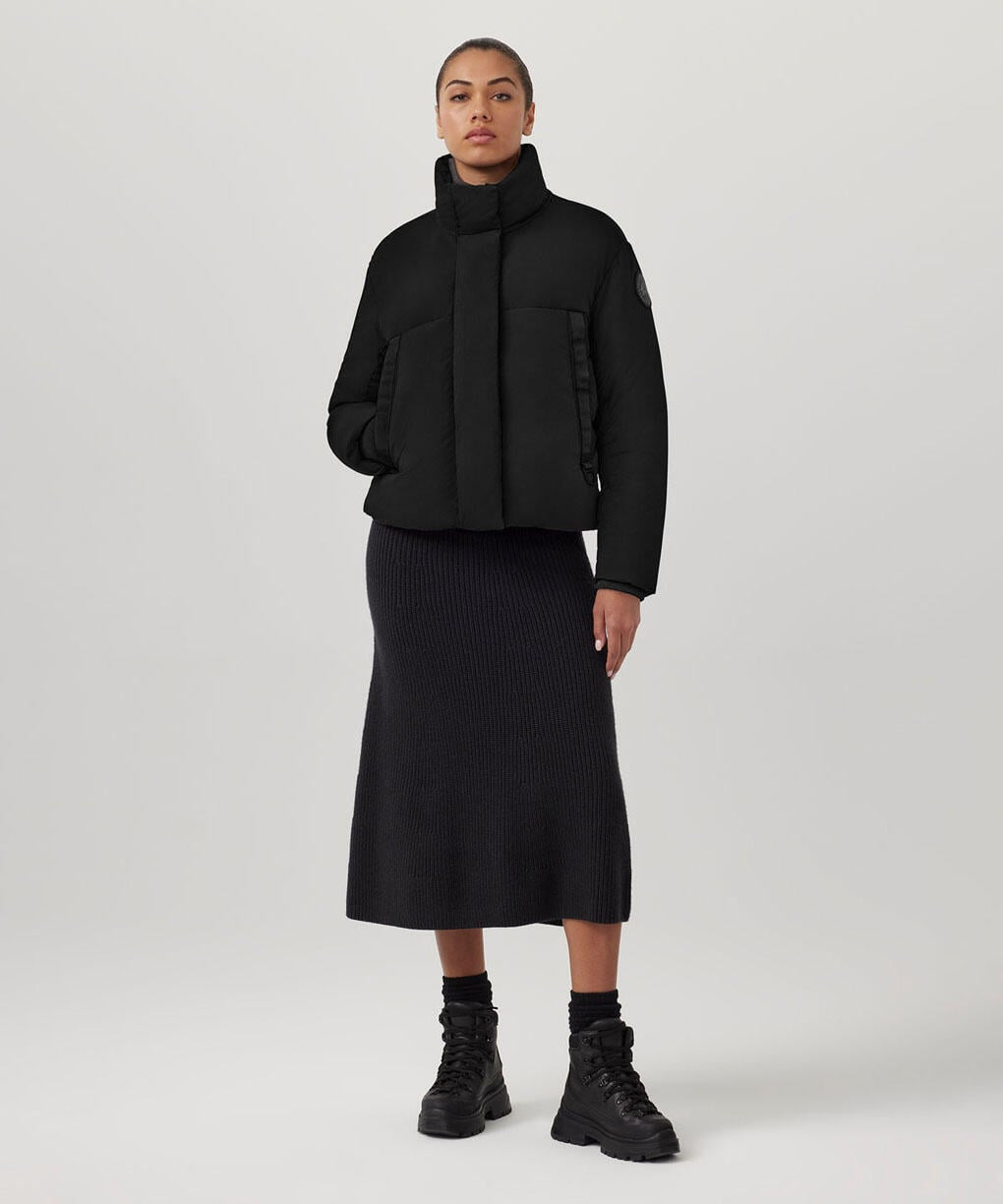CANADA GOOSE 2620WB Junction Cropped Puffer Black Label