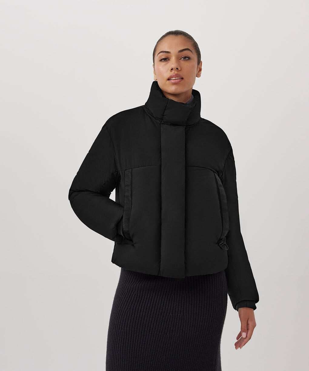 CANADA GOOSE 2620WB Junction Cropped Puffer Black Label