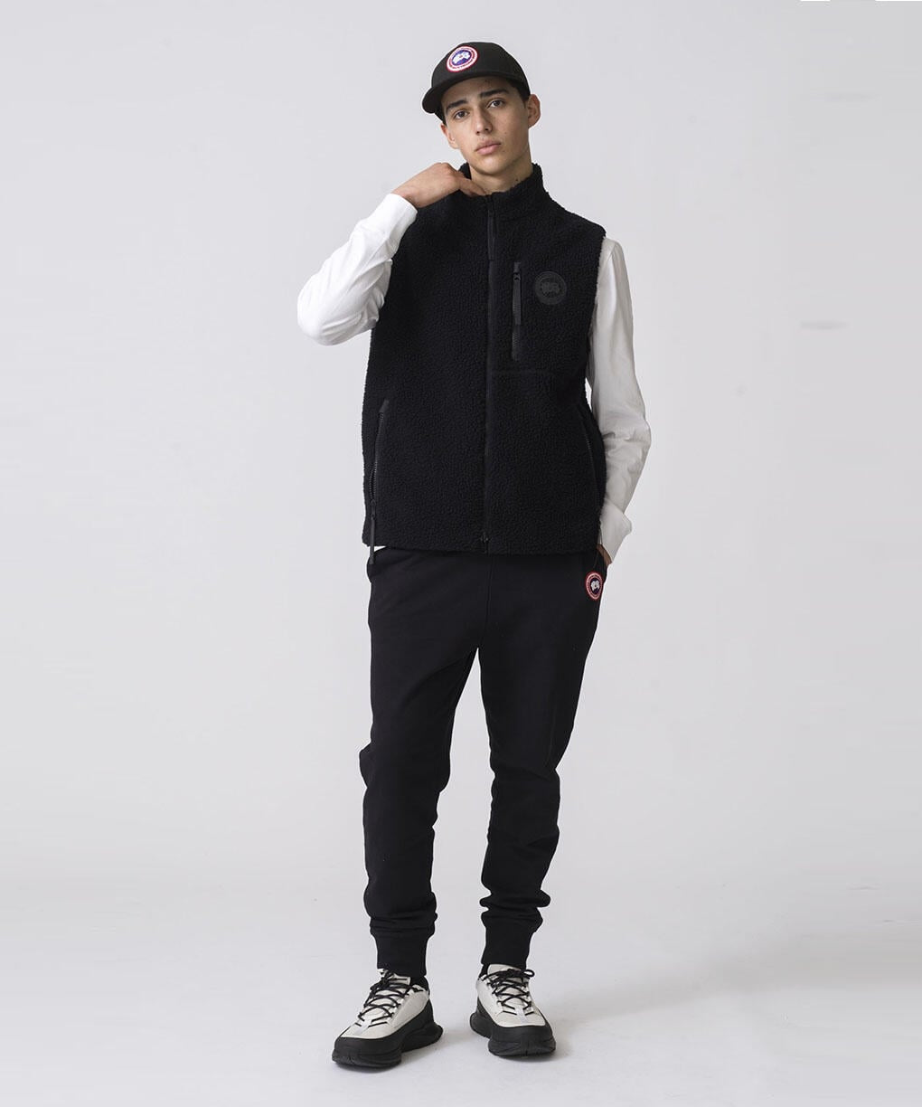 CANADA GOOSE 2464MBA Kinross Reversible Fleece Vest Black Label