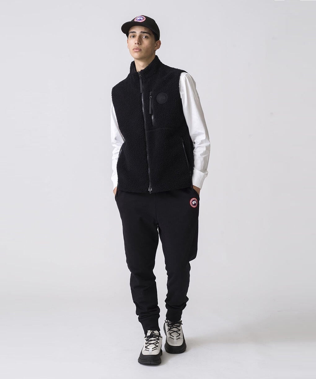 CANADA GOOSE 2464MBA Kinross Reversible Fleece Vest Black Label