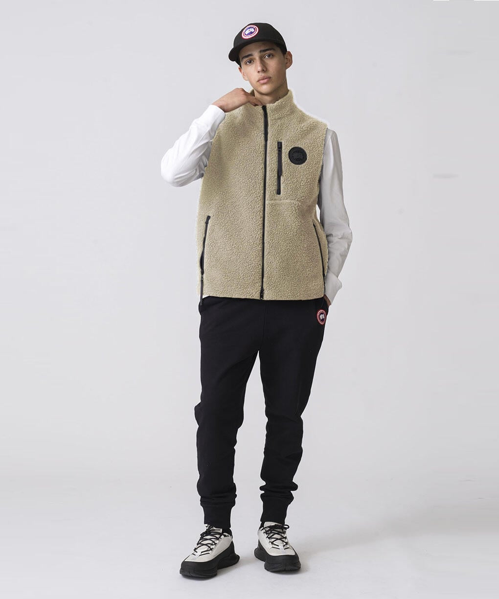 CANADA GOOSE 2464MBA Kinross Reversible Fleece Vest Black Label