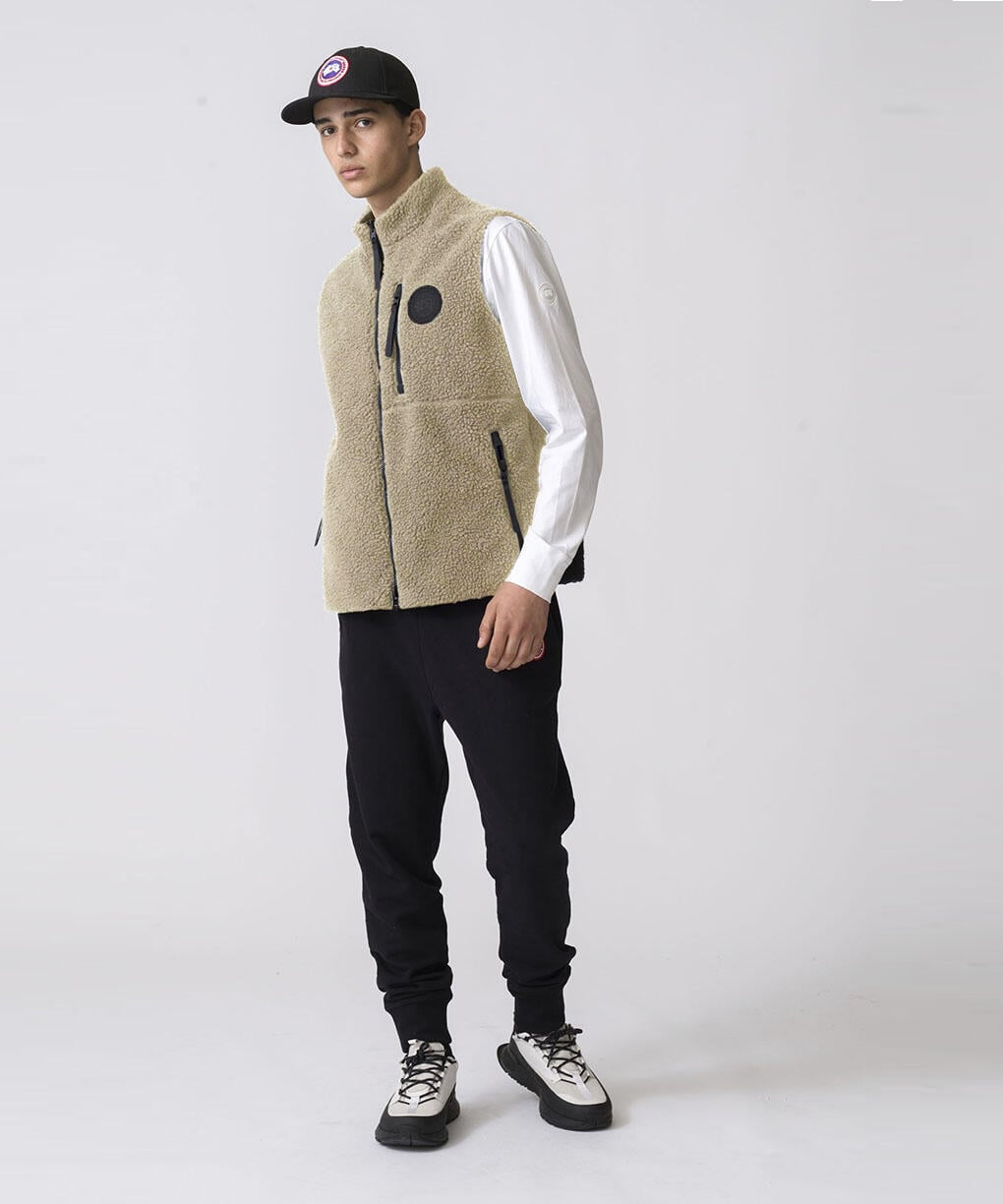 CANADA GOOSE 2464MBA Kinross Reversible Fleece Vest Black Label