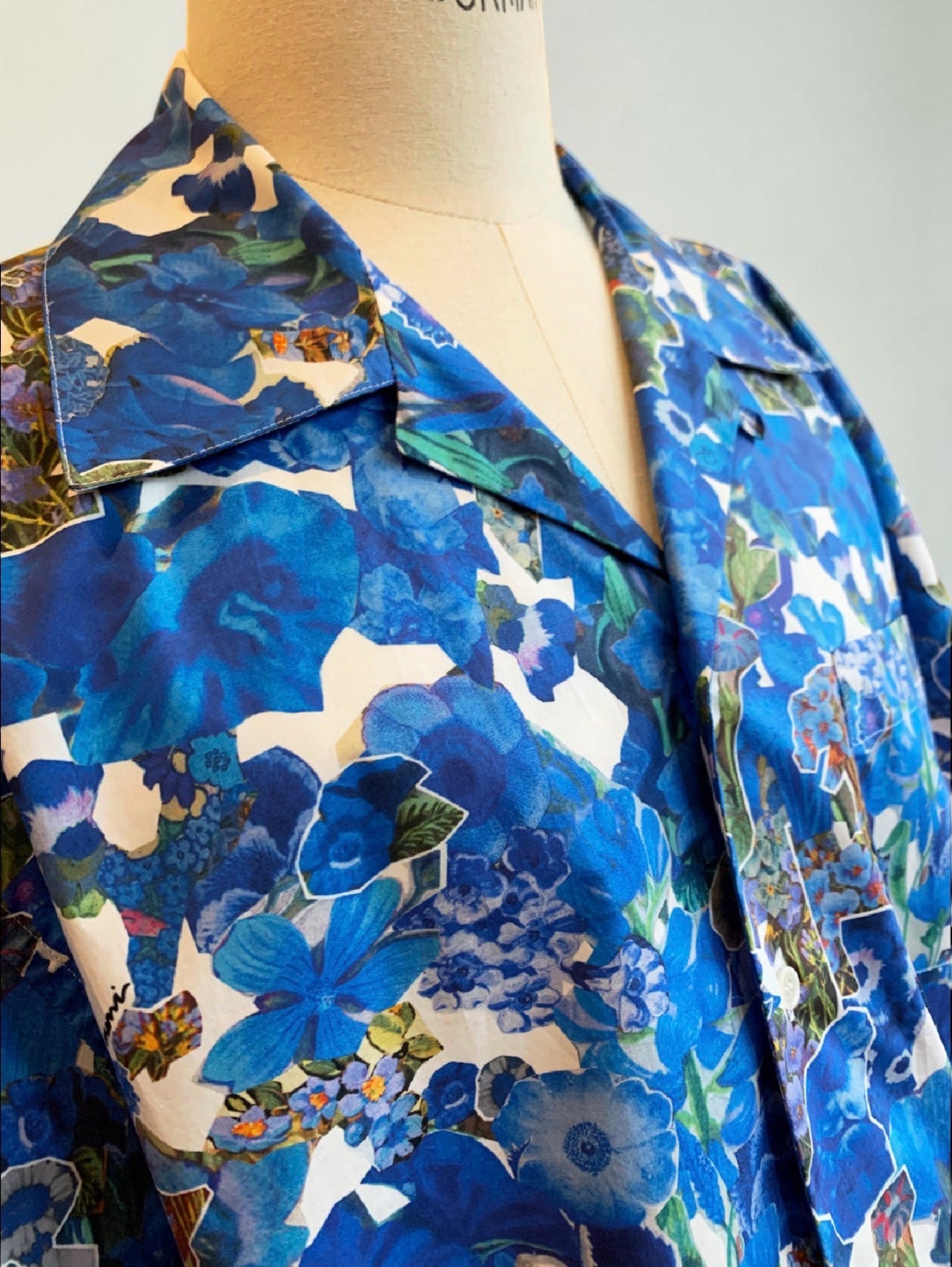 MARNI CUMU0213A5 BLUES S/S SHIRT