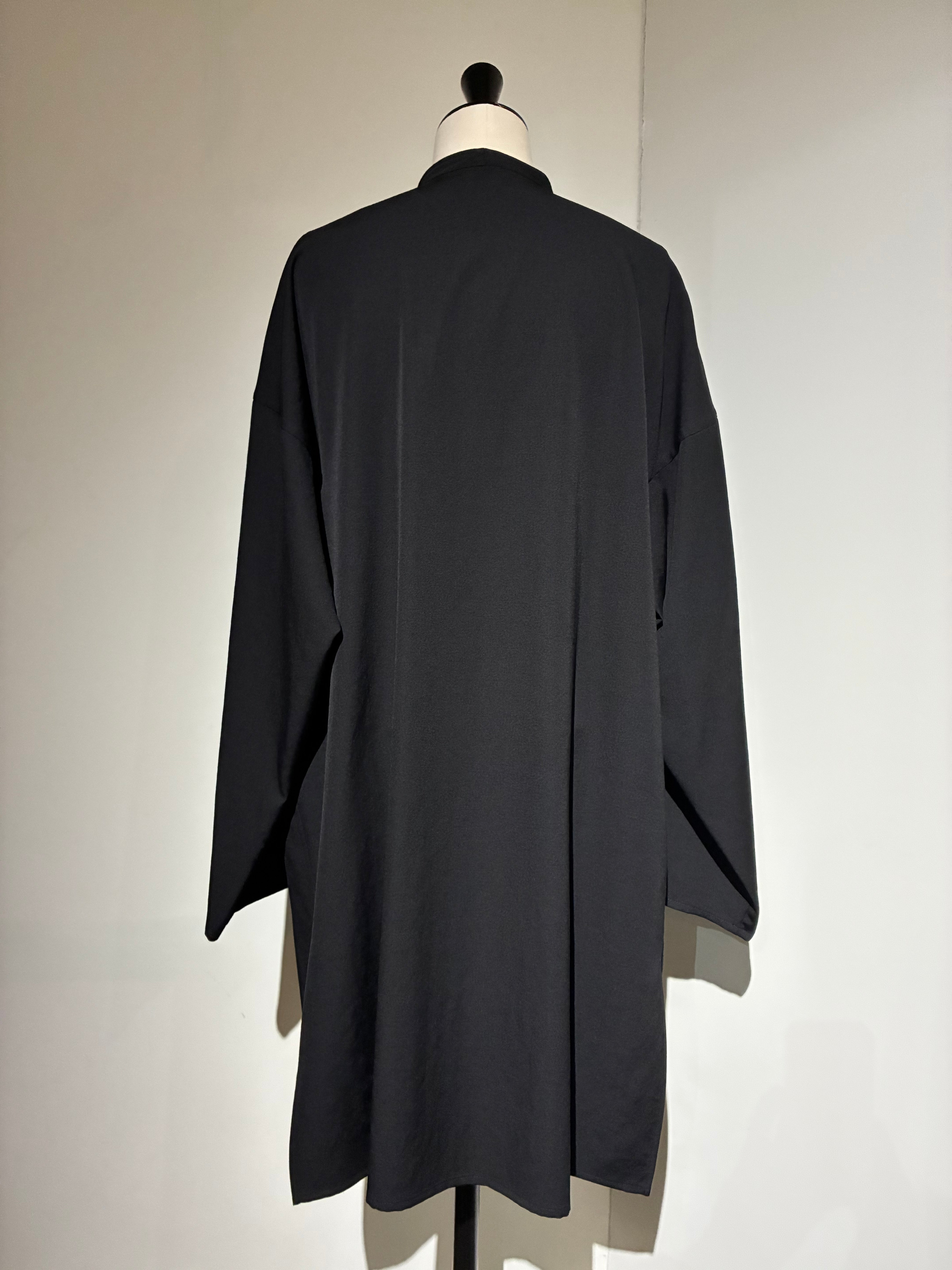 yohji yamamoto HK-J64-100-2 WOOL GABARDINE GUESSETED COLLAR JACKET