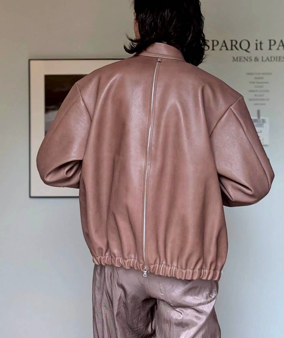 GABRIELA COLL GARMENTS NO.306 SIX ZIP LEATHER JACKET