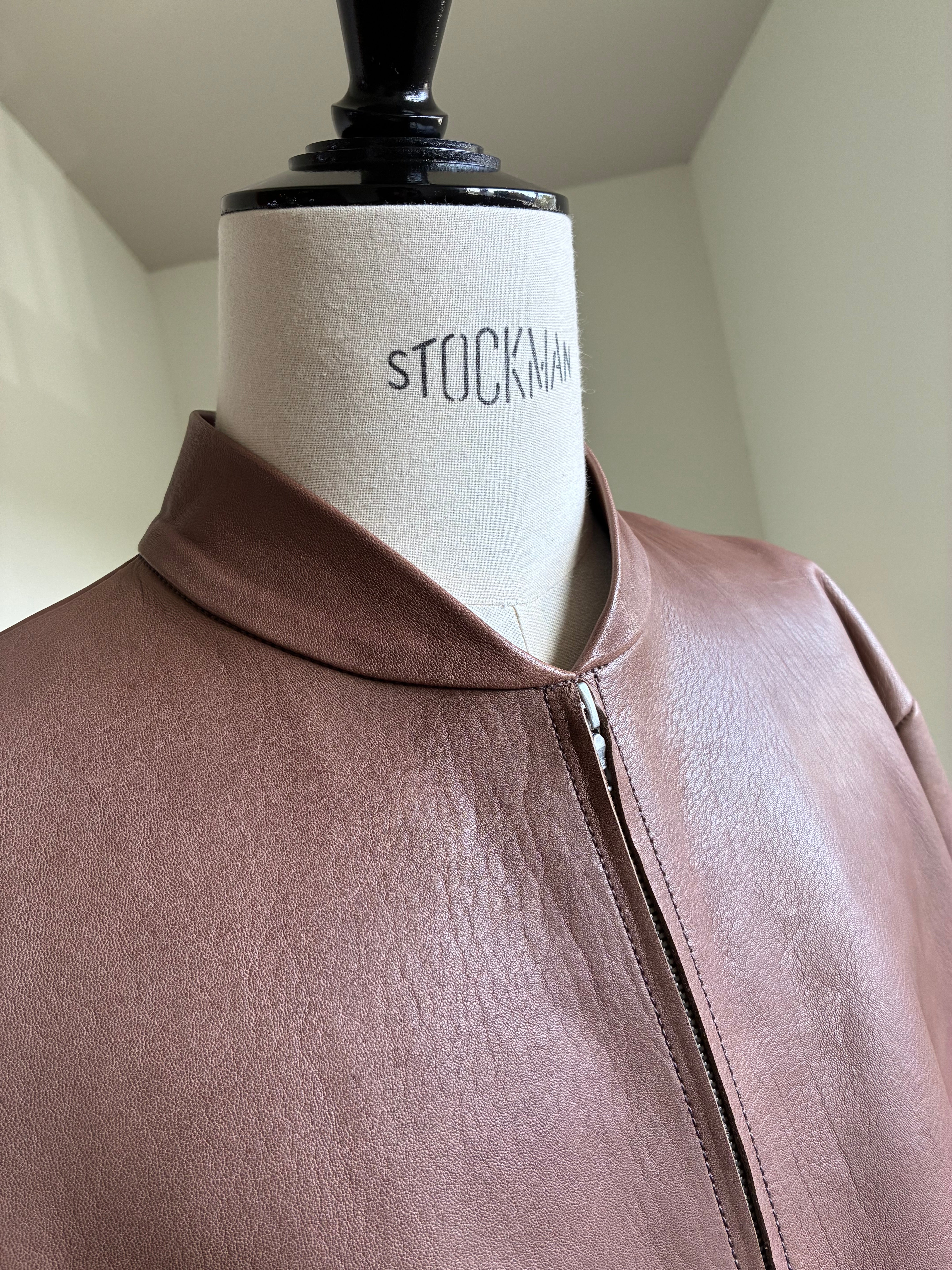 GABRIELA COLL GARMENTS NO.306 SIX ZIP LEATHER JACKET