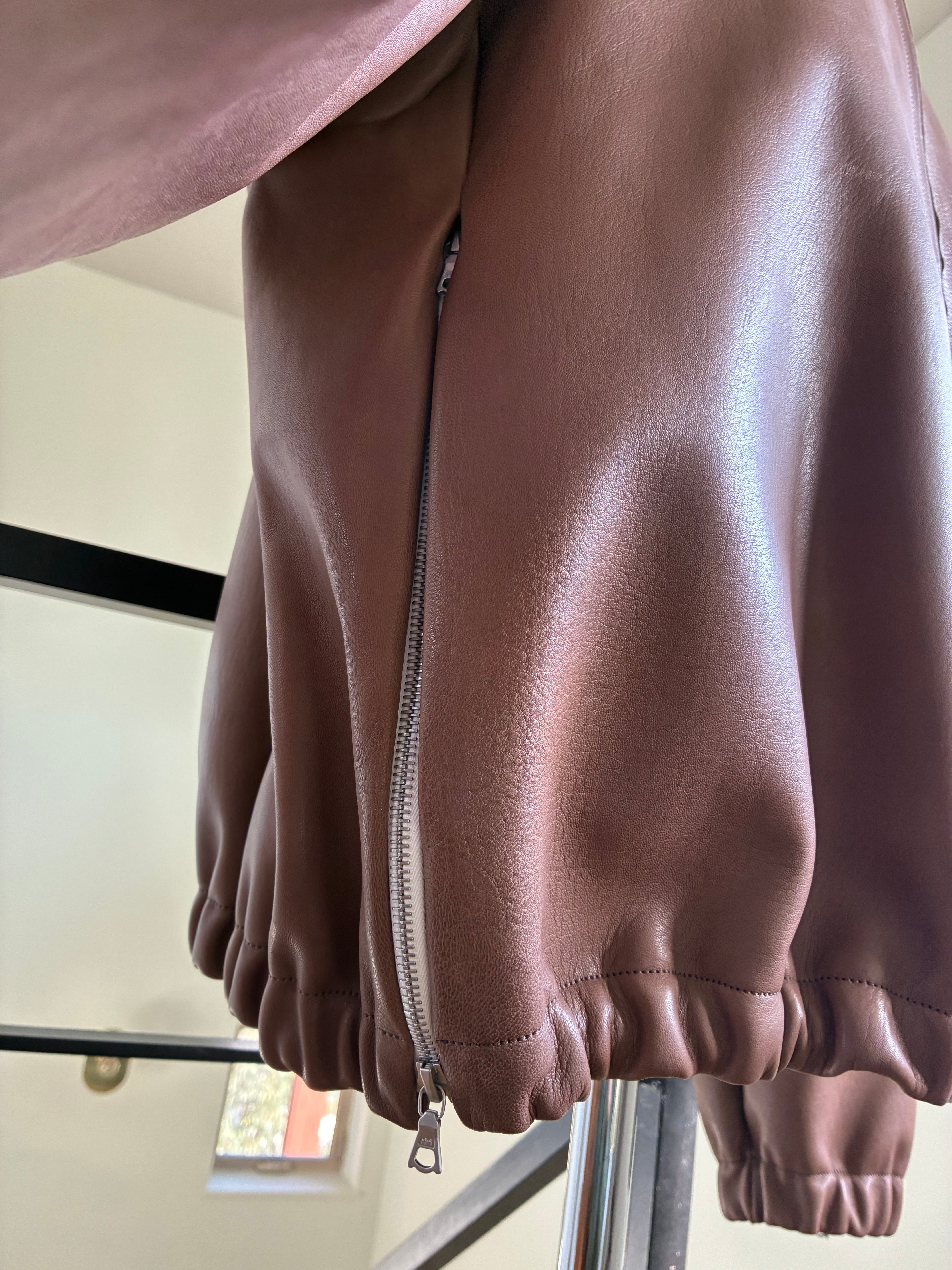 GABRIELA COLL GARMENTS NO.306 SIX ZIP LEATHER JACKET
