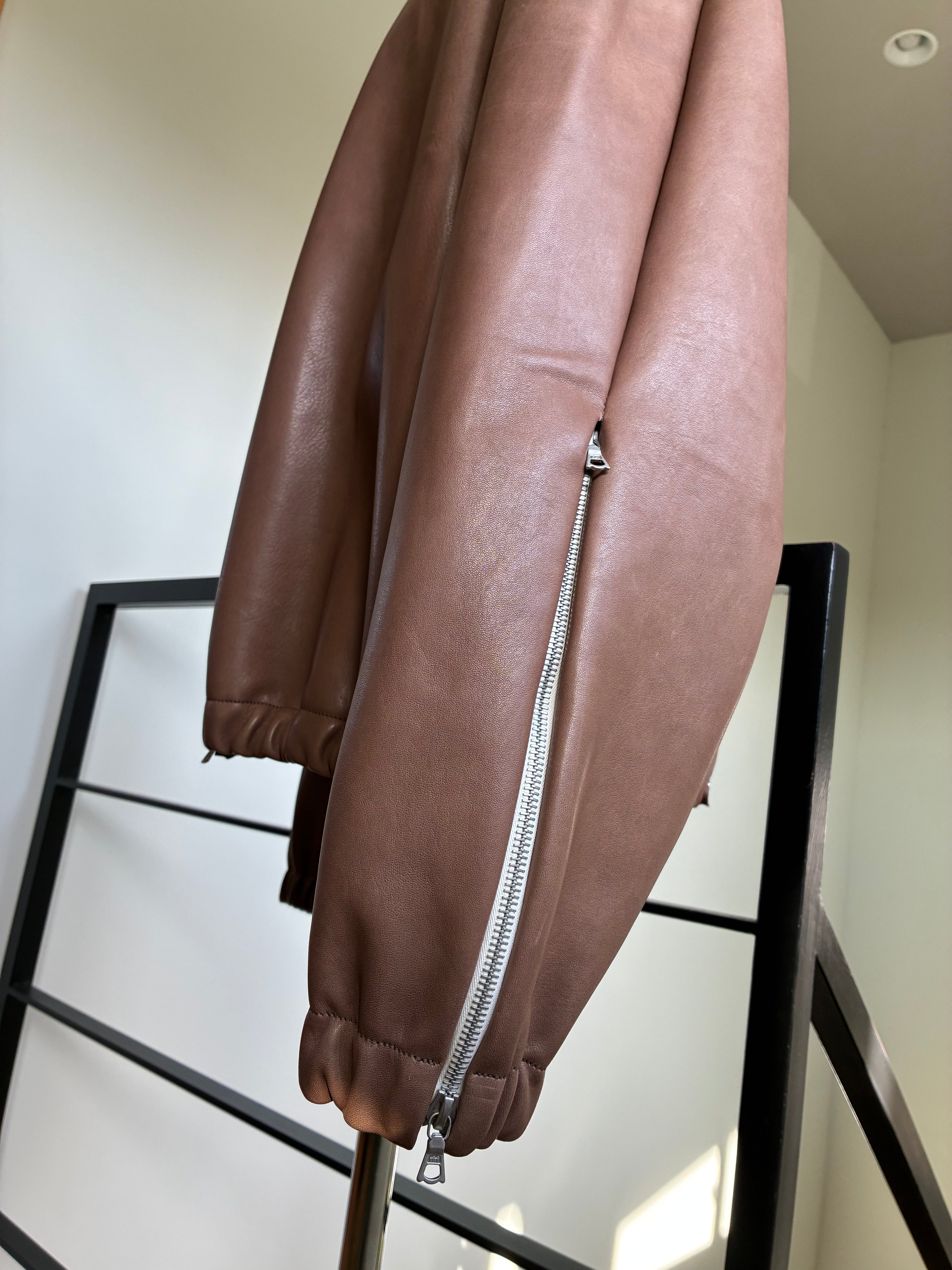 GABRIELA COLL GARMENTS NO.306 SIX ZIP LEATHER JACKET