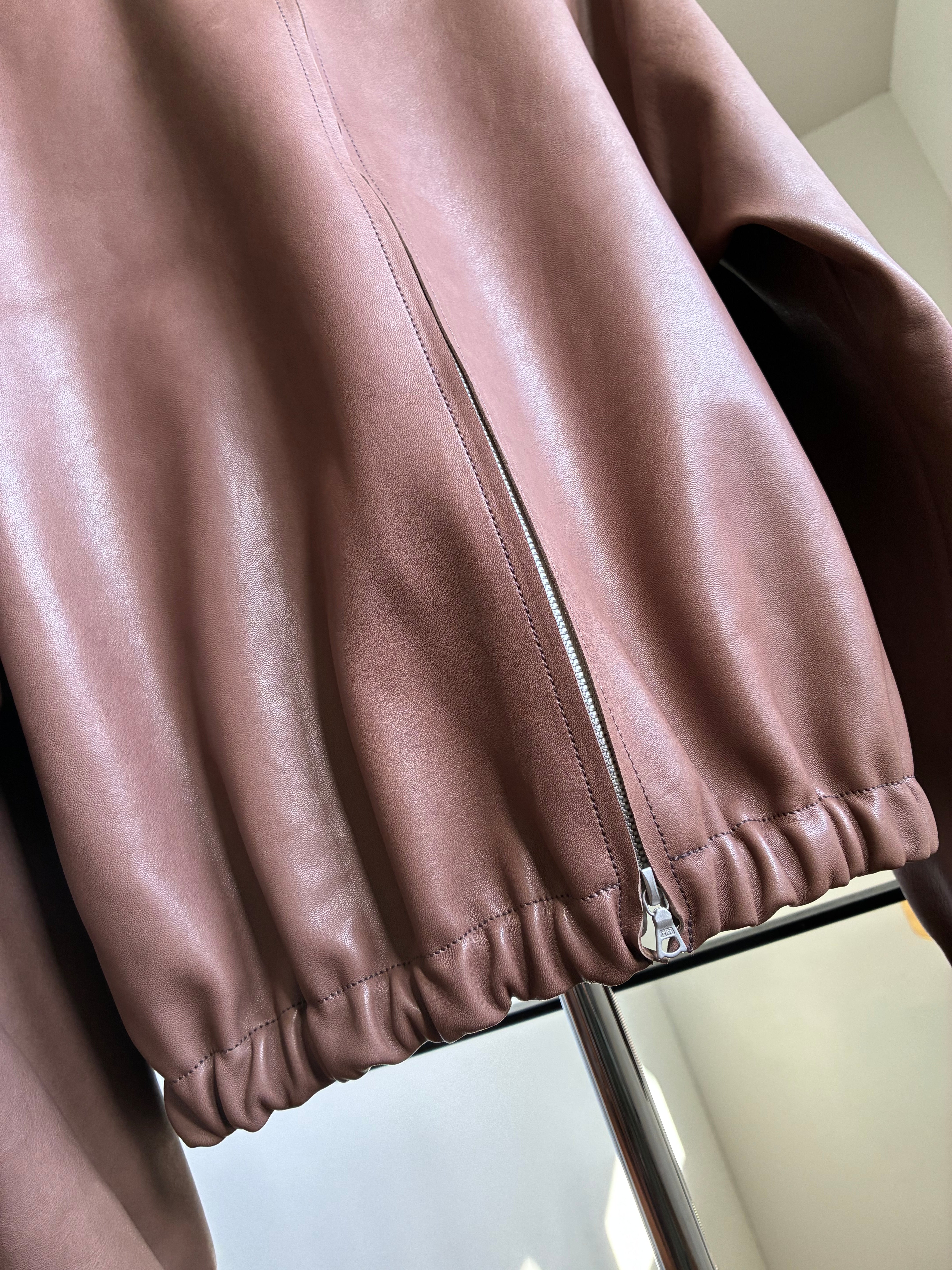 GABRIELA COLL GARMENTS NO.306 SIX ZIP LEATHER JACKET