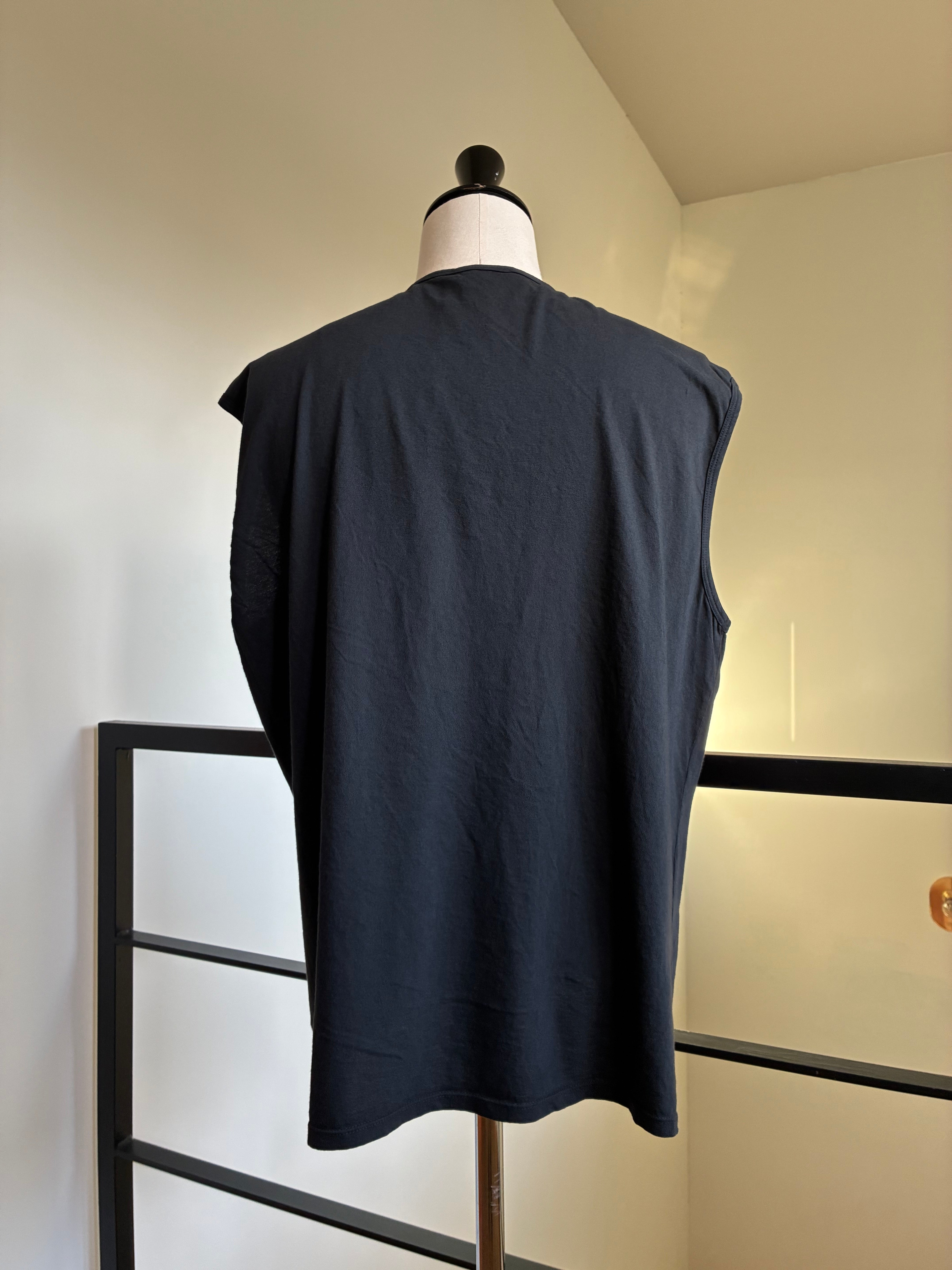 GABRIELA COLL GARMENTS NO.33 ORGANIC COTTON SLEEVELESS T-SHIRT