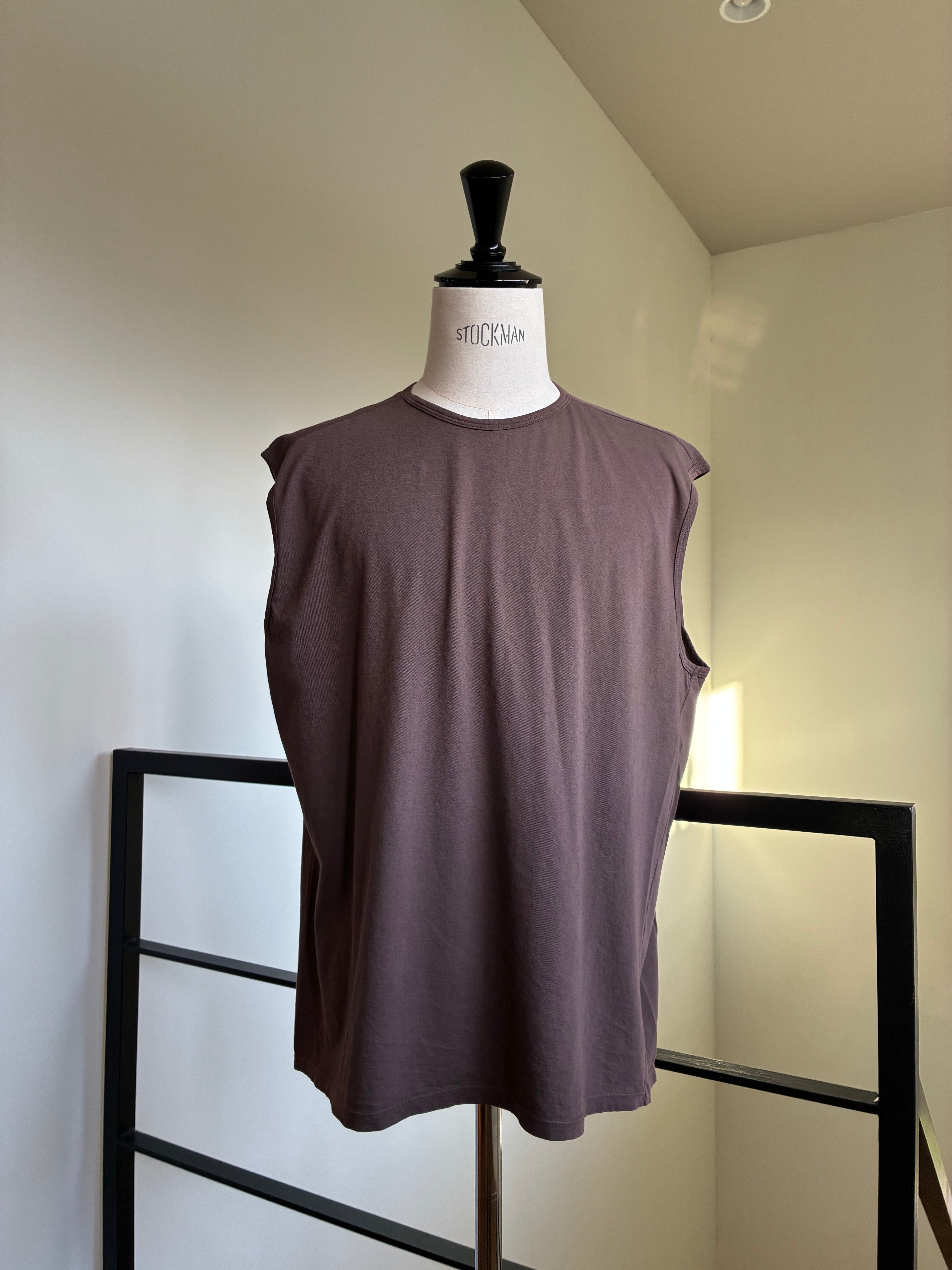GABRIELA COLL GARMENTS NO.33 ORGANIC COTTON SLEEVELESS T-SHIRT