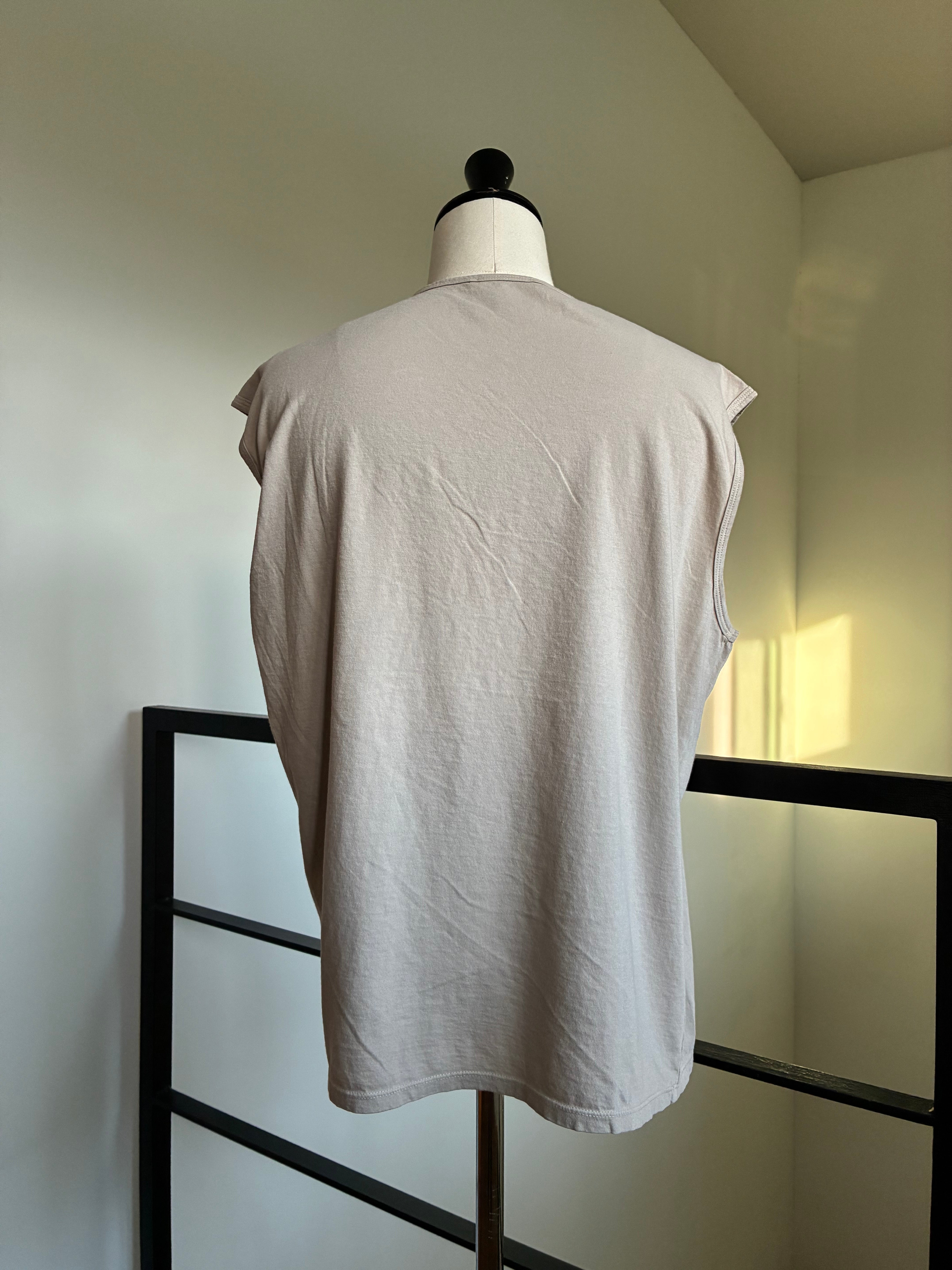GABRIELA COLL GARMENTS NO.33 ORGANIC COTTON SLEEVELESS T-SHIRT
