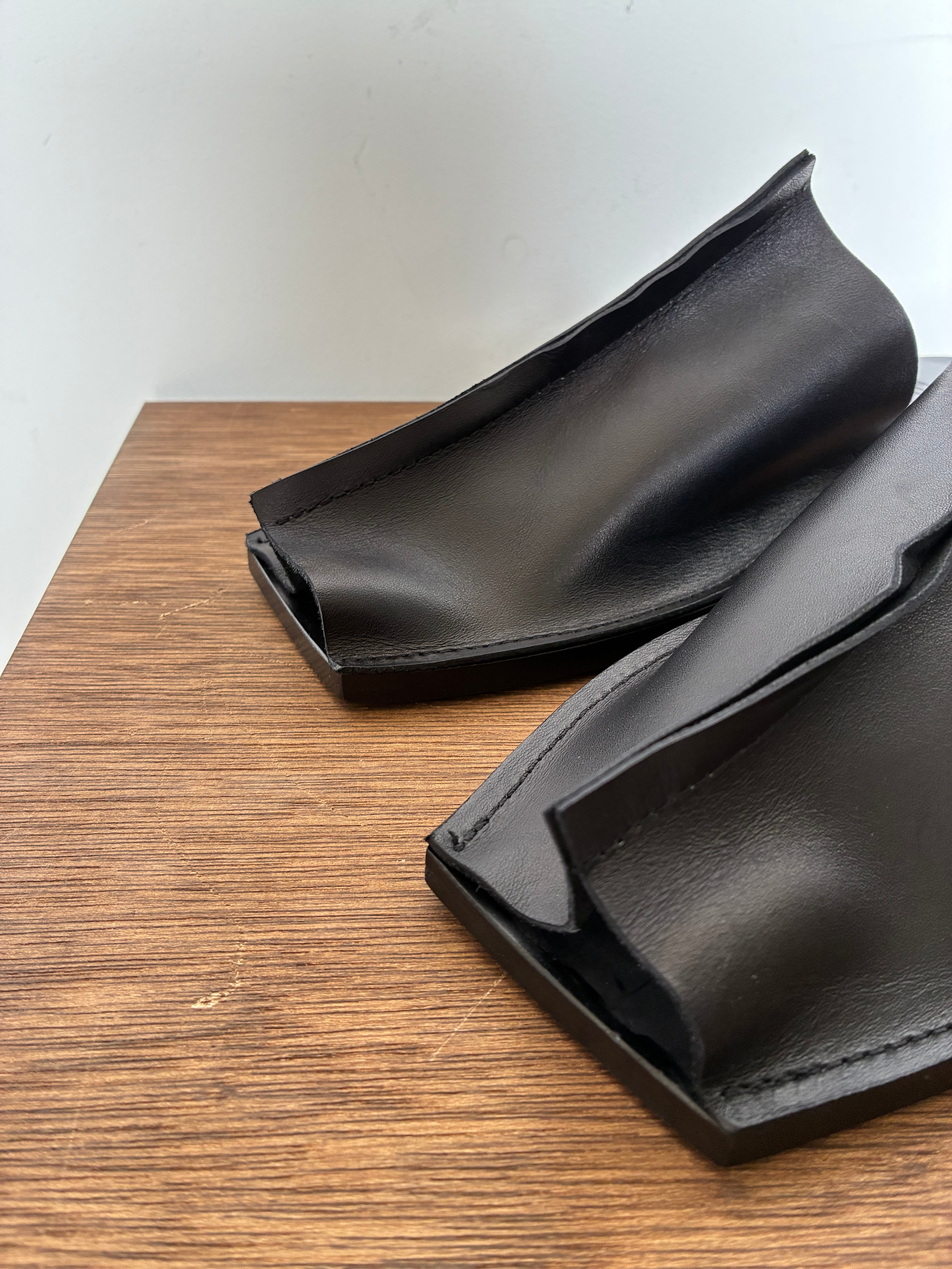 GABRIELA COLL GARMENTS NO.7 LEATHER OPEN TOE BABOUCHE