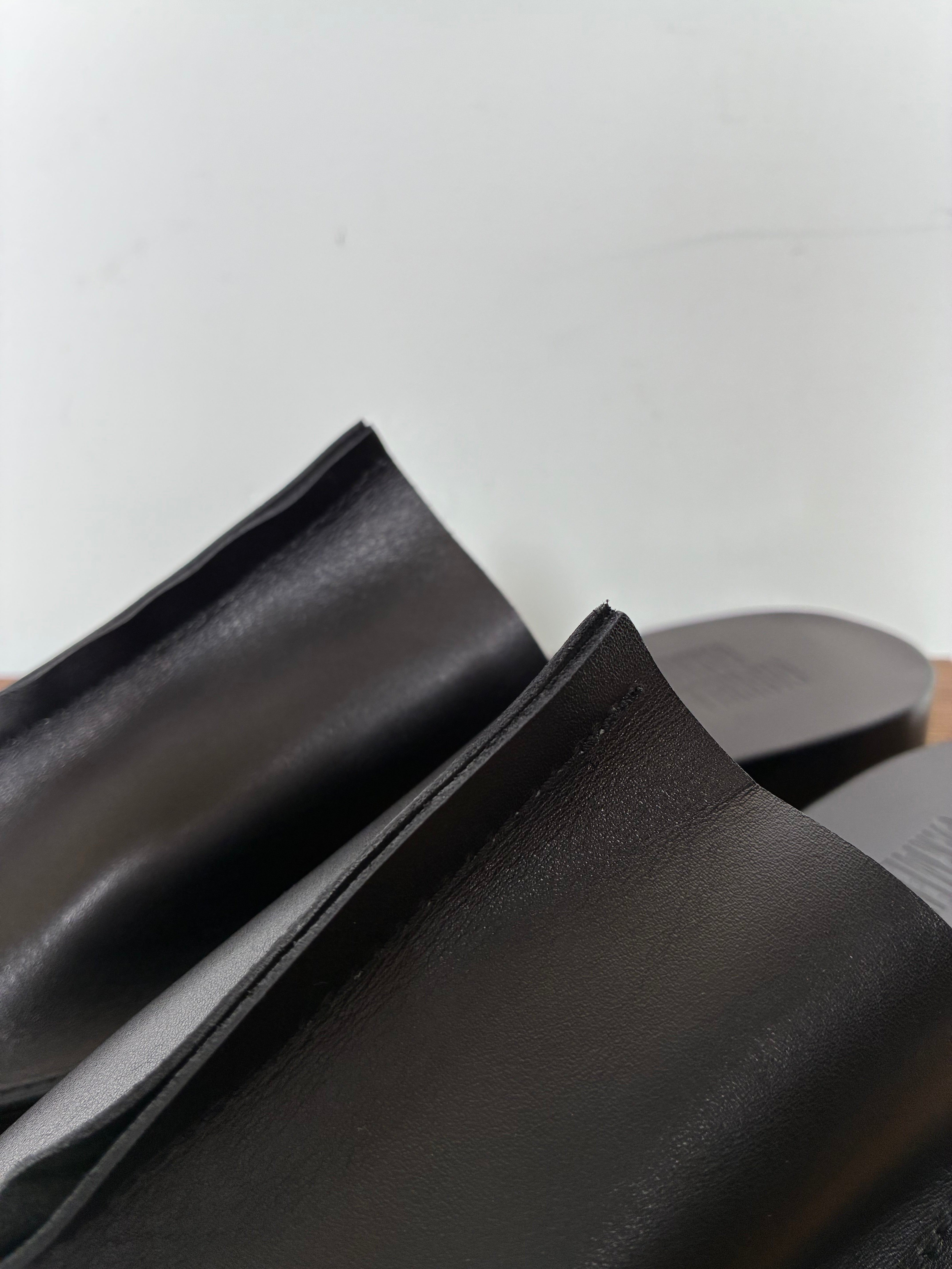 GABRIELA COLL GARMENTS NO.7 LEATHER OPEN TOE BABOUCHE