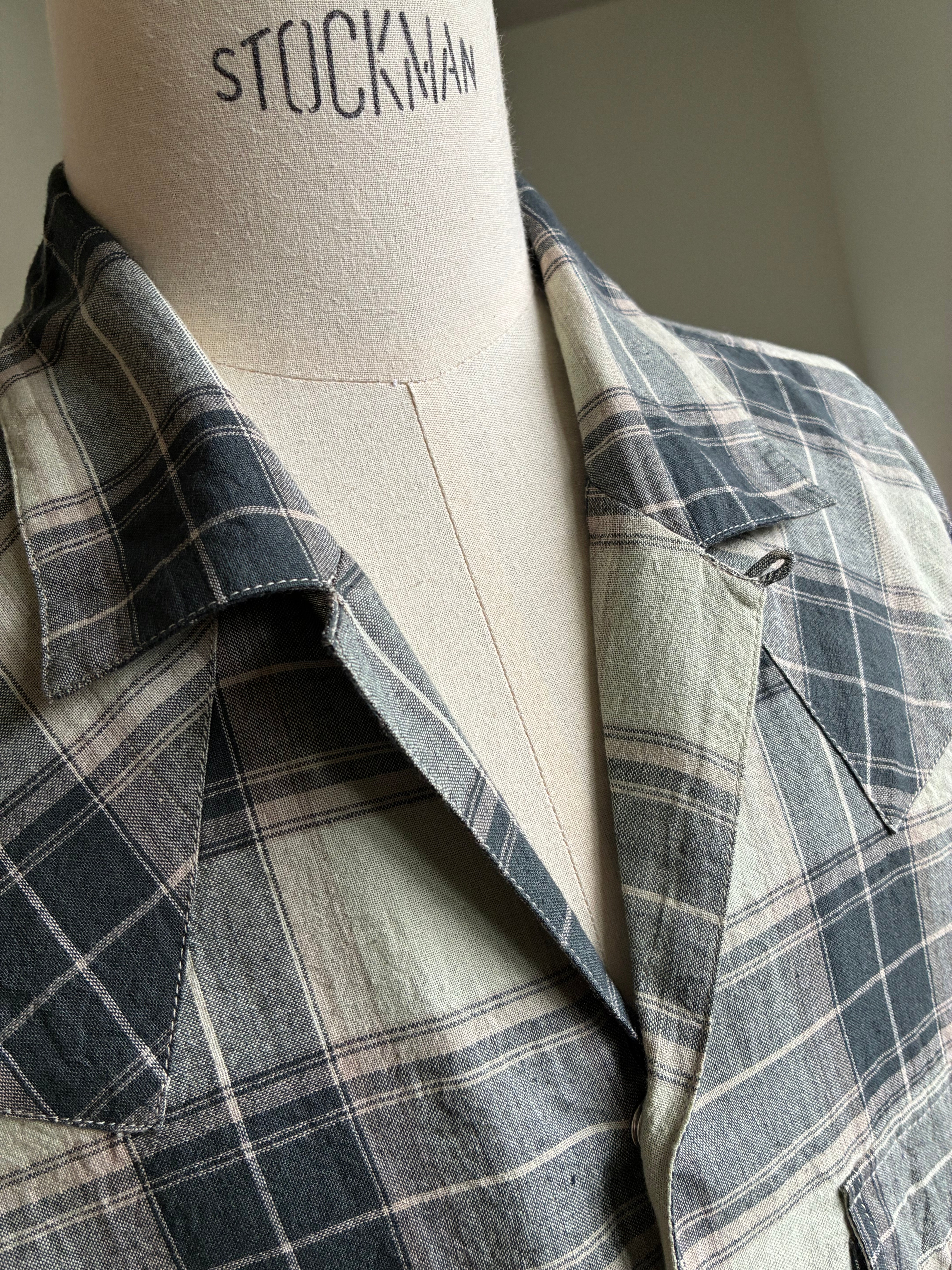 SEEALL SAU63 SH385 (l-005) MINIMAL WESTERN SHIRTS