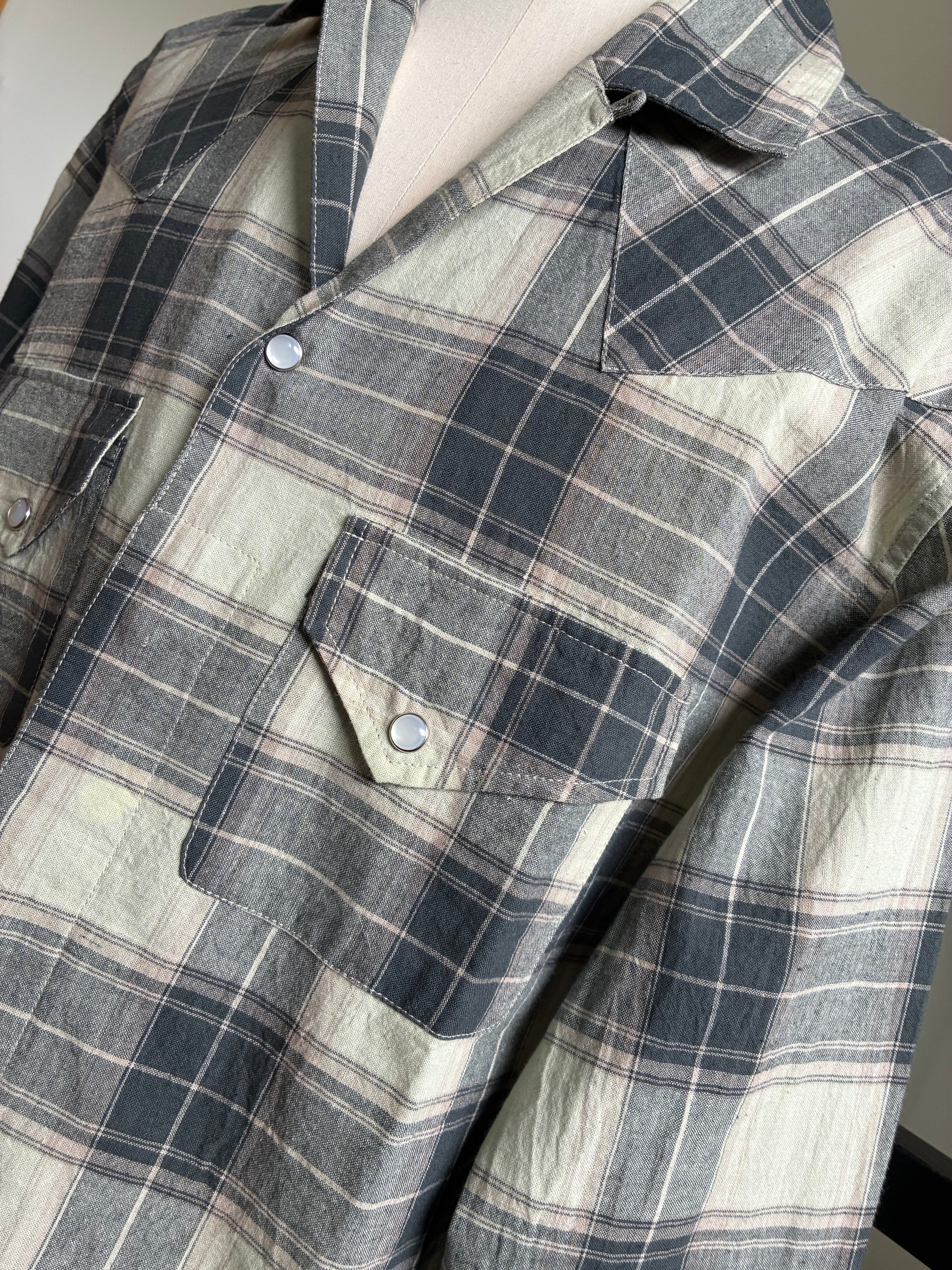 SEEALL SAU63 SH385 (l-005) MINIMAL WESTERN SHIRTS
