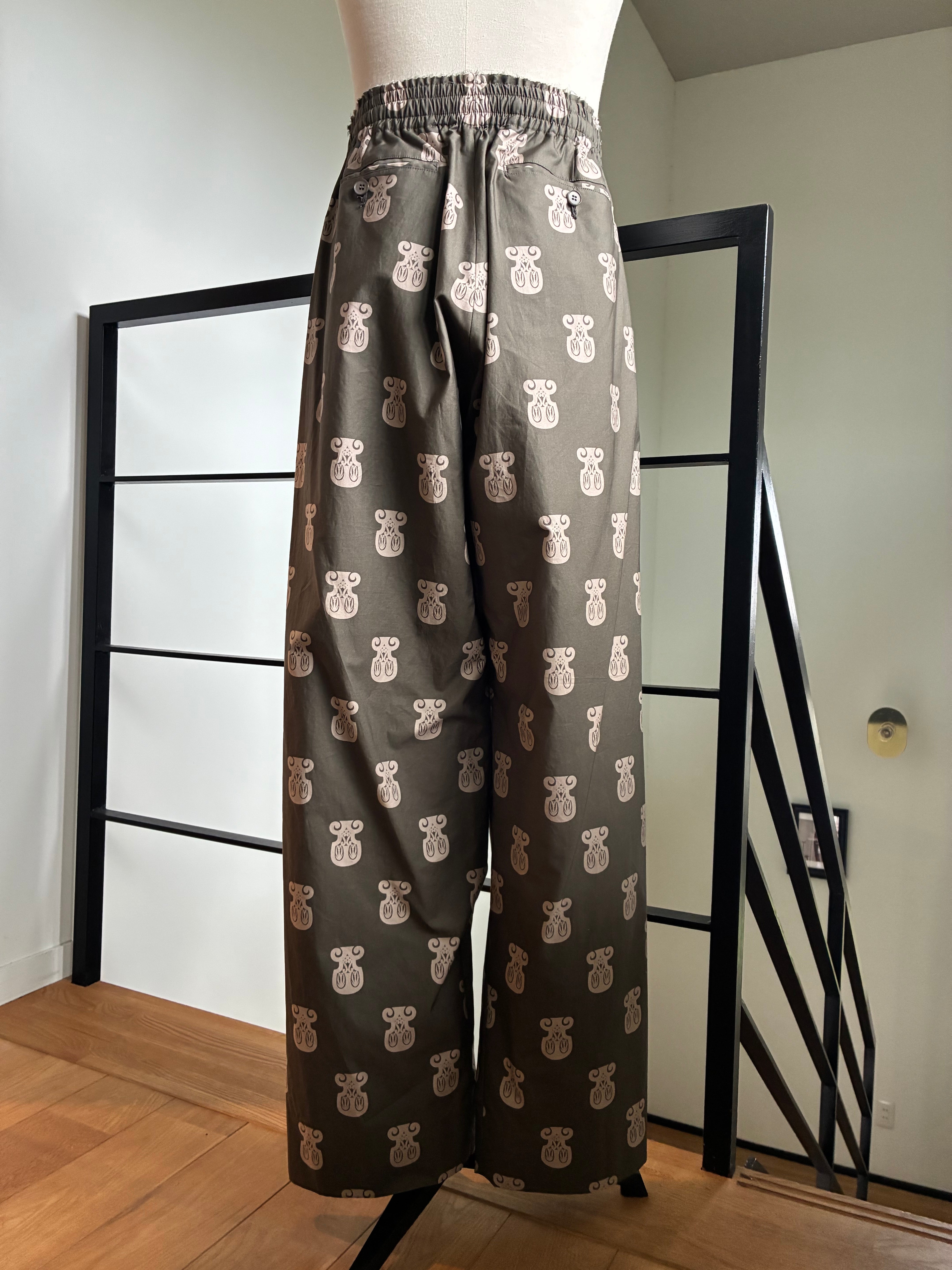 SEEALL SAU63 PT182 (FS-001) RAW EDGE EASY PANTS