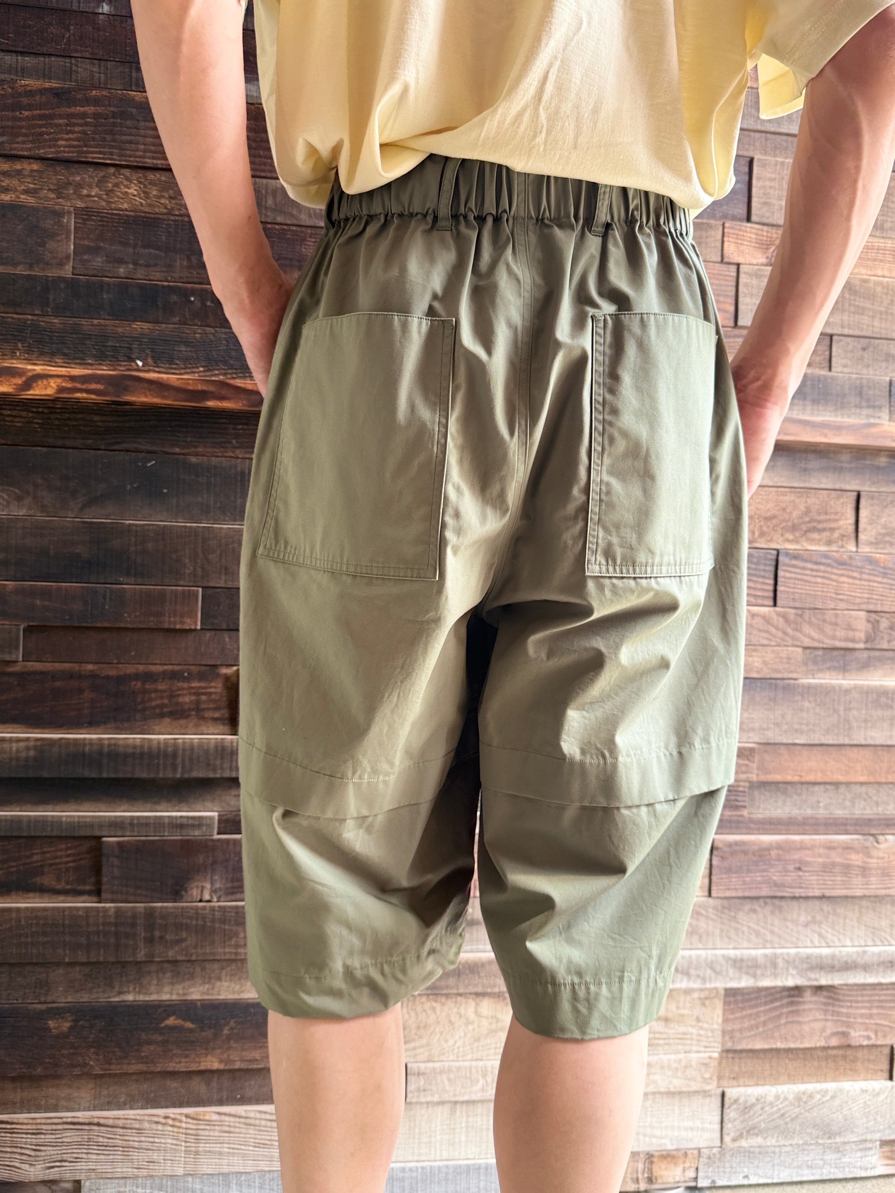 nonnotte N-26S-096 Pleat Dock Shorts Trousers