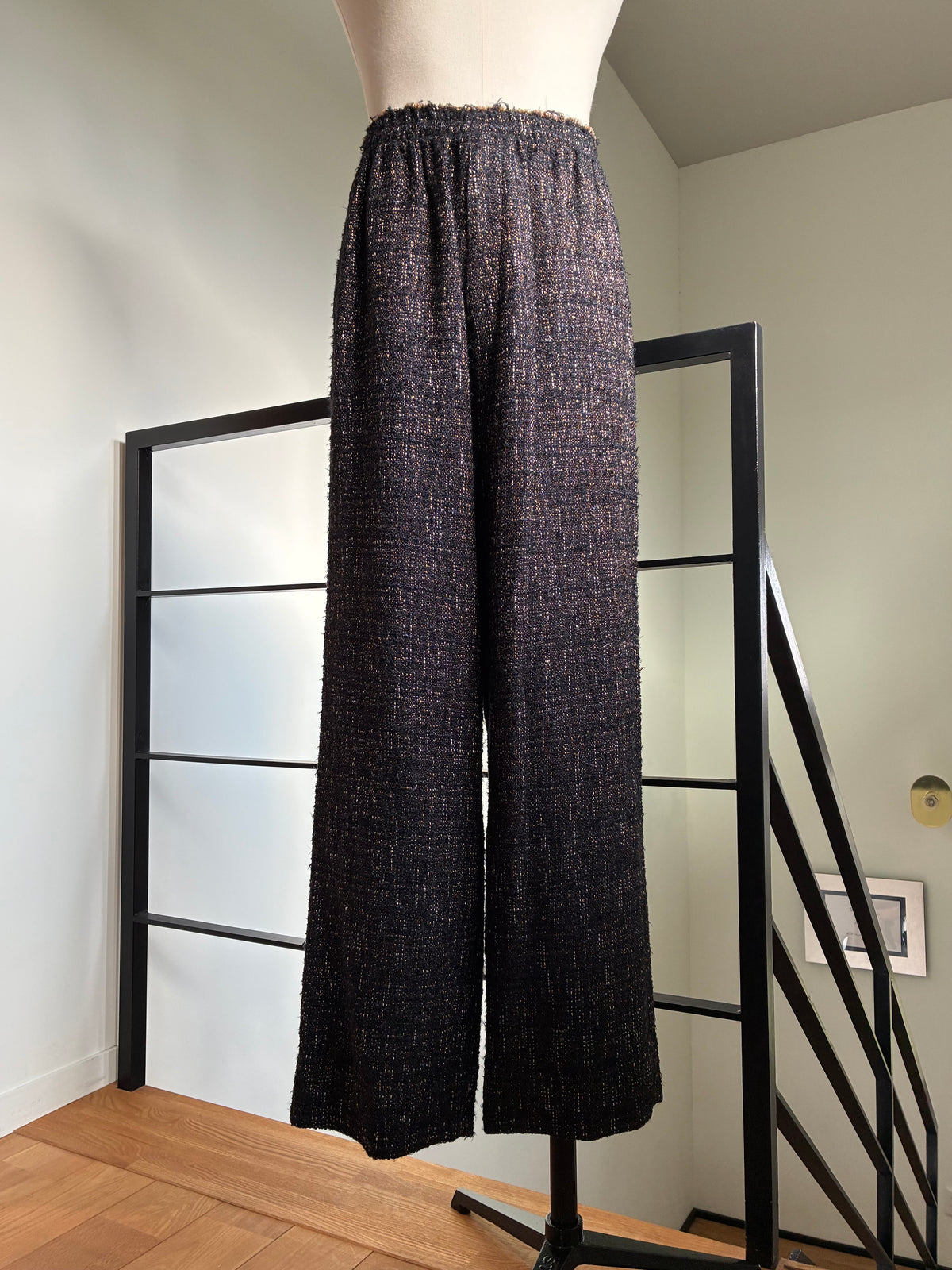 SEEALL SAU61 PT182(WK-003) RAW EDGE EASY PANTS
