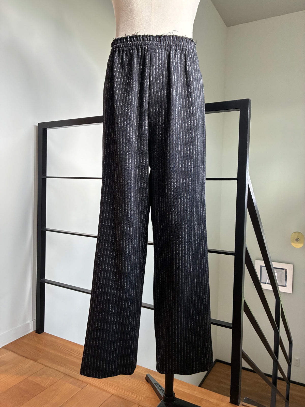 SEEALL SAU61 PT182(MK-004) RAW EDGE EASY PANTS