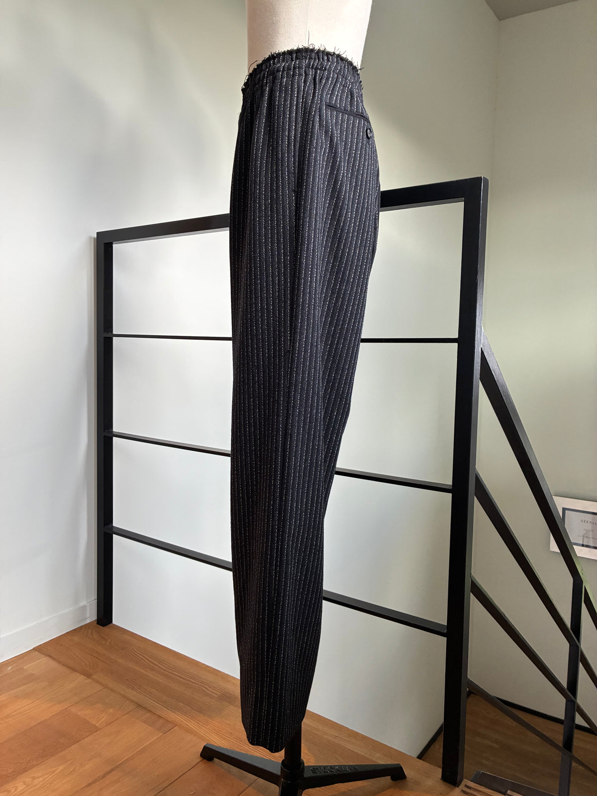 SEEALL SAU61 PT182(MK-004) RAW EDGE EASY PANTS