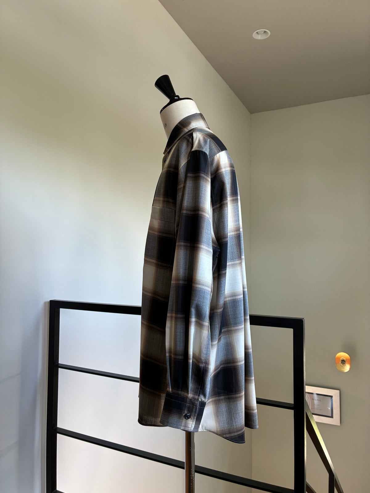 nonnotte 018 Calm Oversized Open Collar Shirt