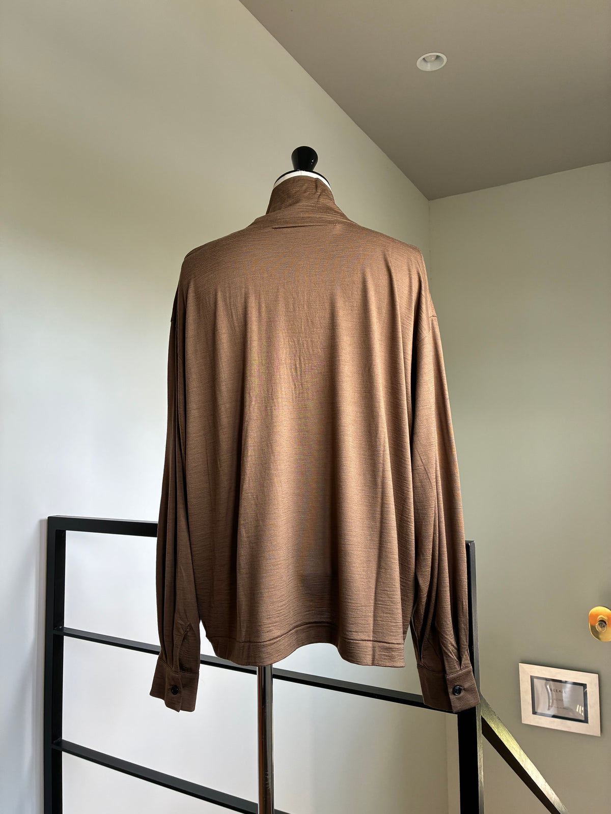 nonnotte 036 Shawl Collar V/N Tapered Oversized L/S