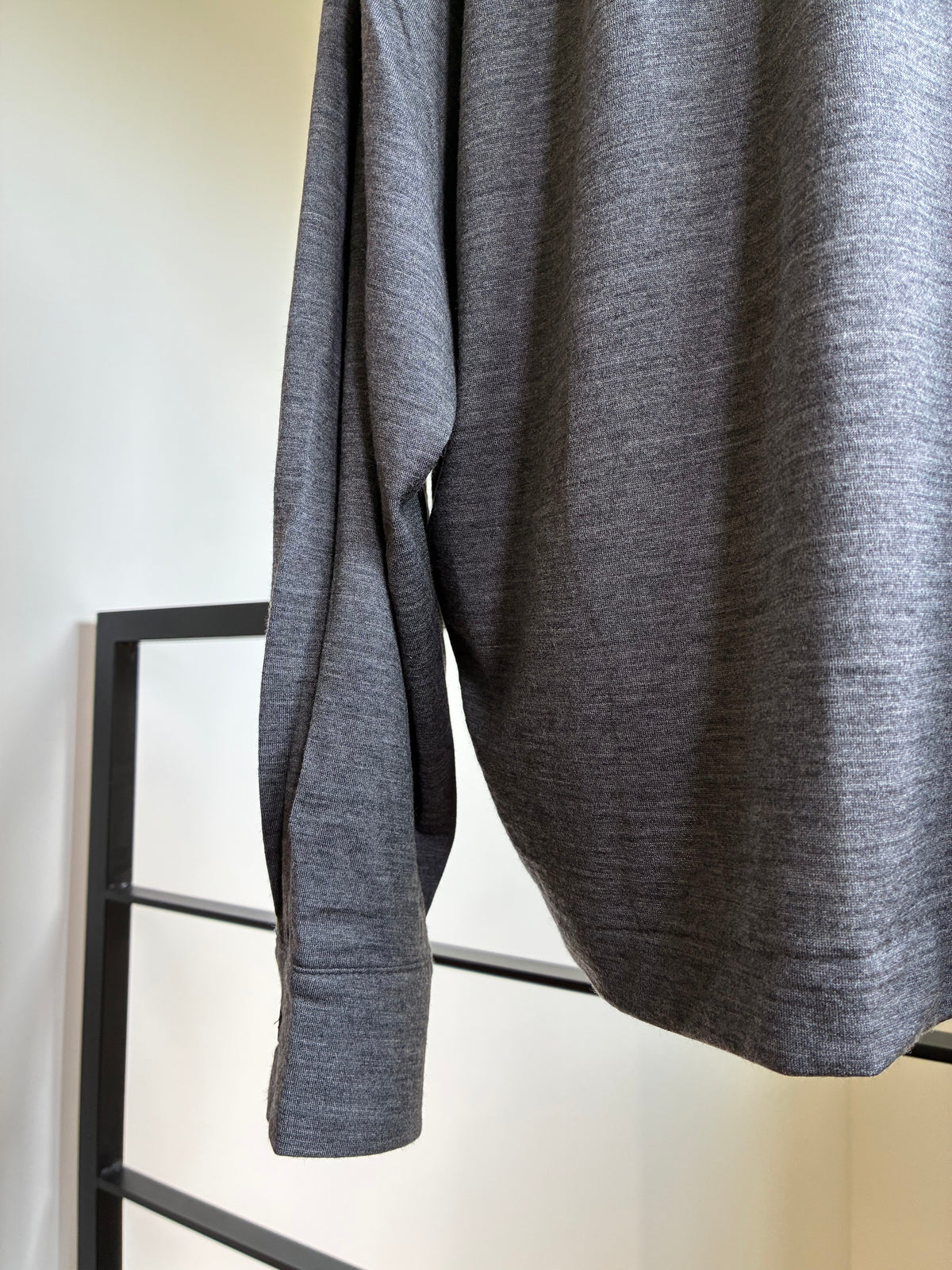 nonnotte 041 Shawl Collar V/N Tapered Oversized L/S