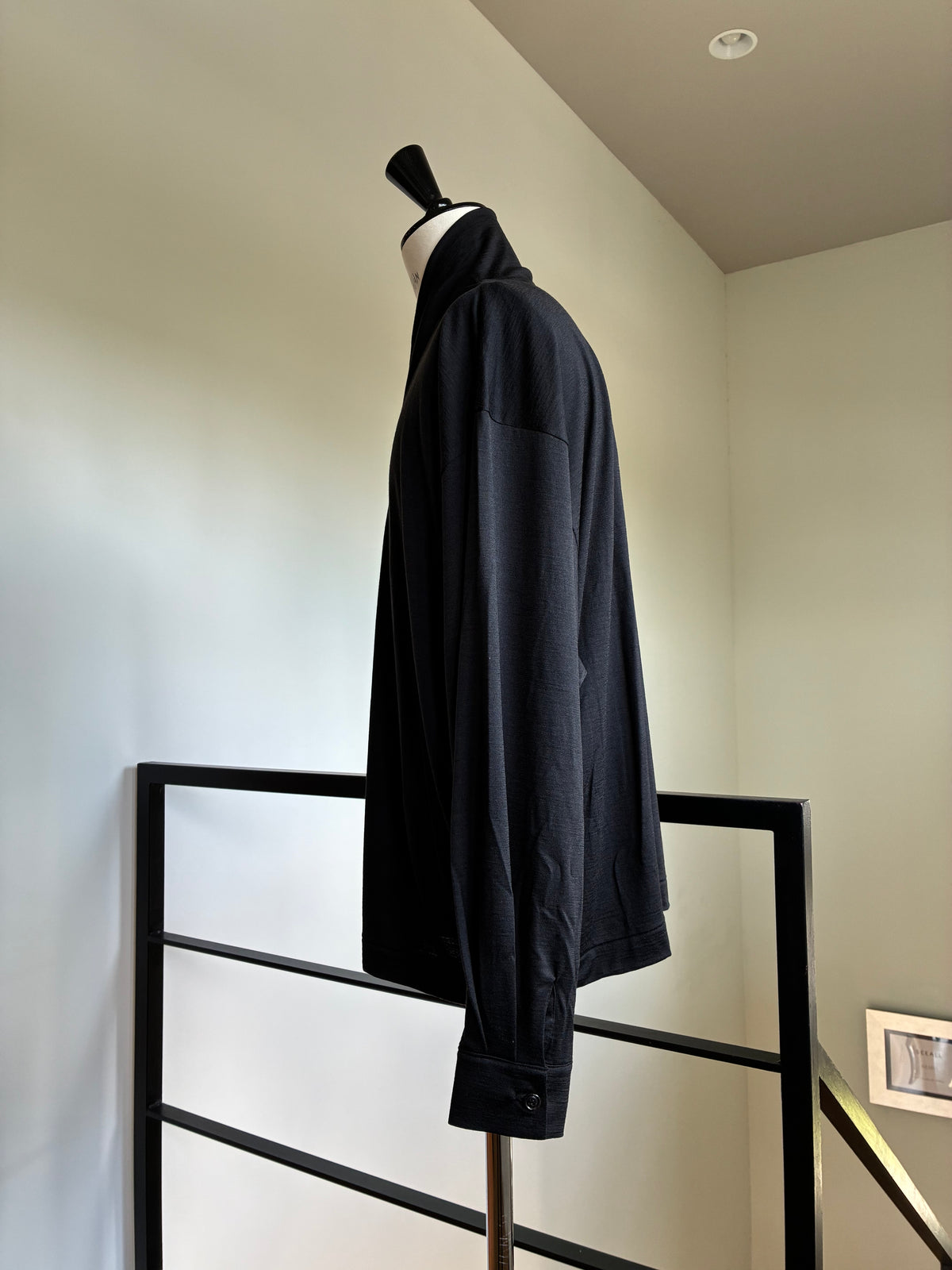 nonnotte 036 Shawl Collar V/N Tapered Oversized L/S
