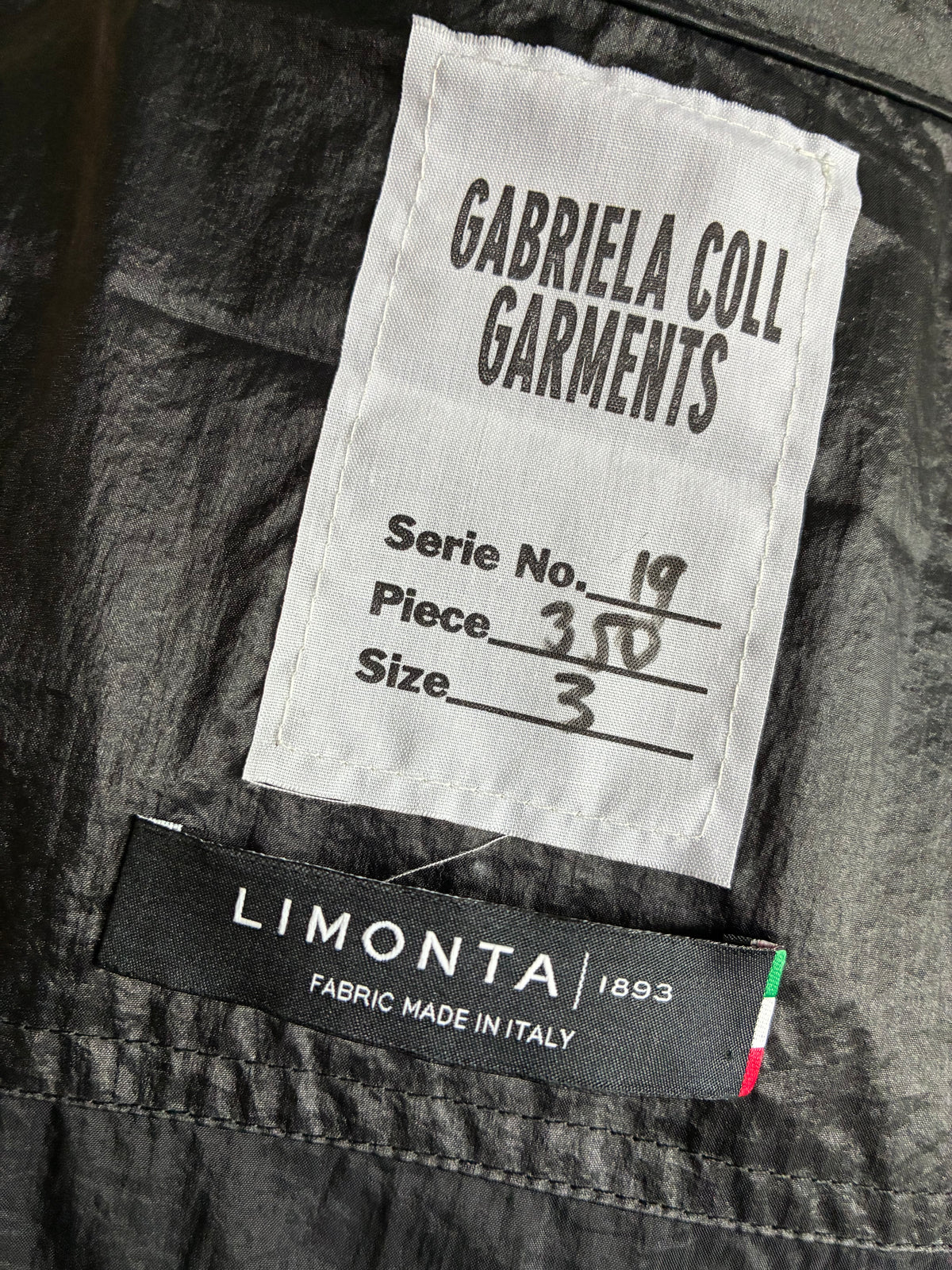 GABRIELA COLL GARMENTS S19 NO.350 TECHNICAL SHORT JACKET