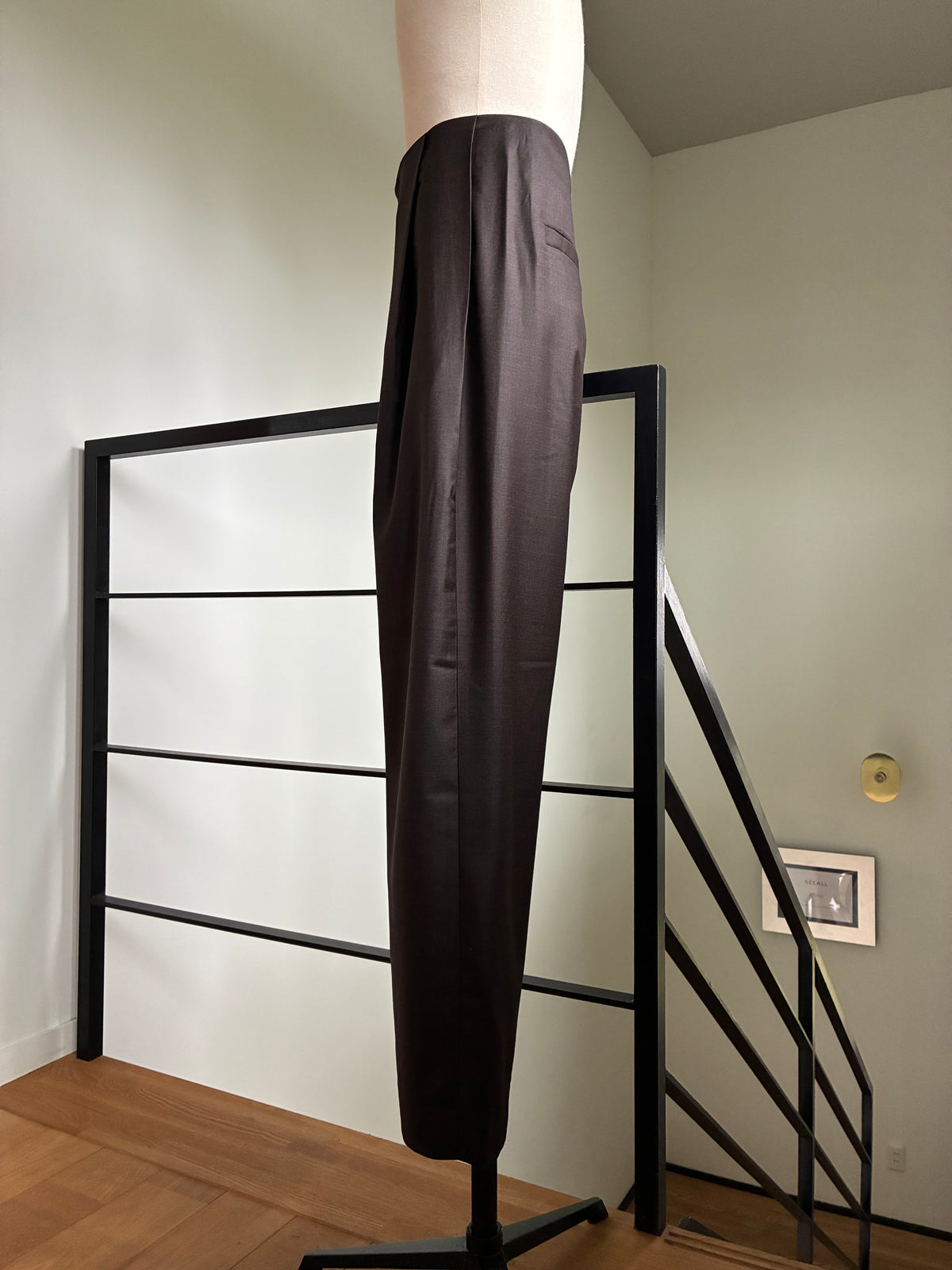 GABRIELA COLL GARMENTS S19 NO.343 FINE WOOL CROSSED TROUSERS