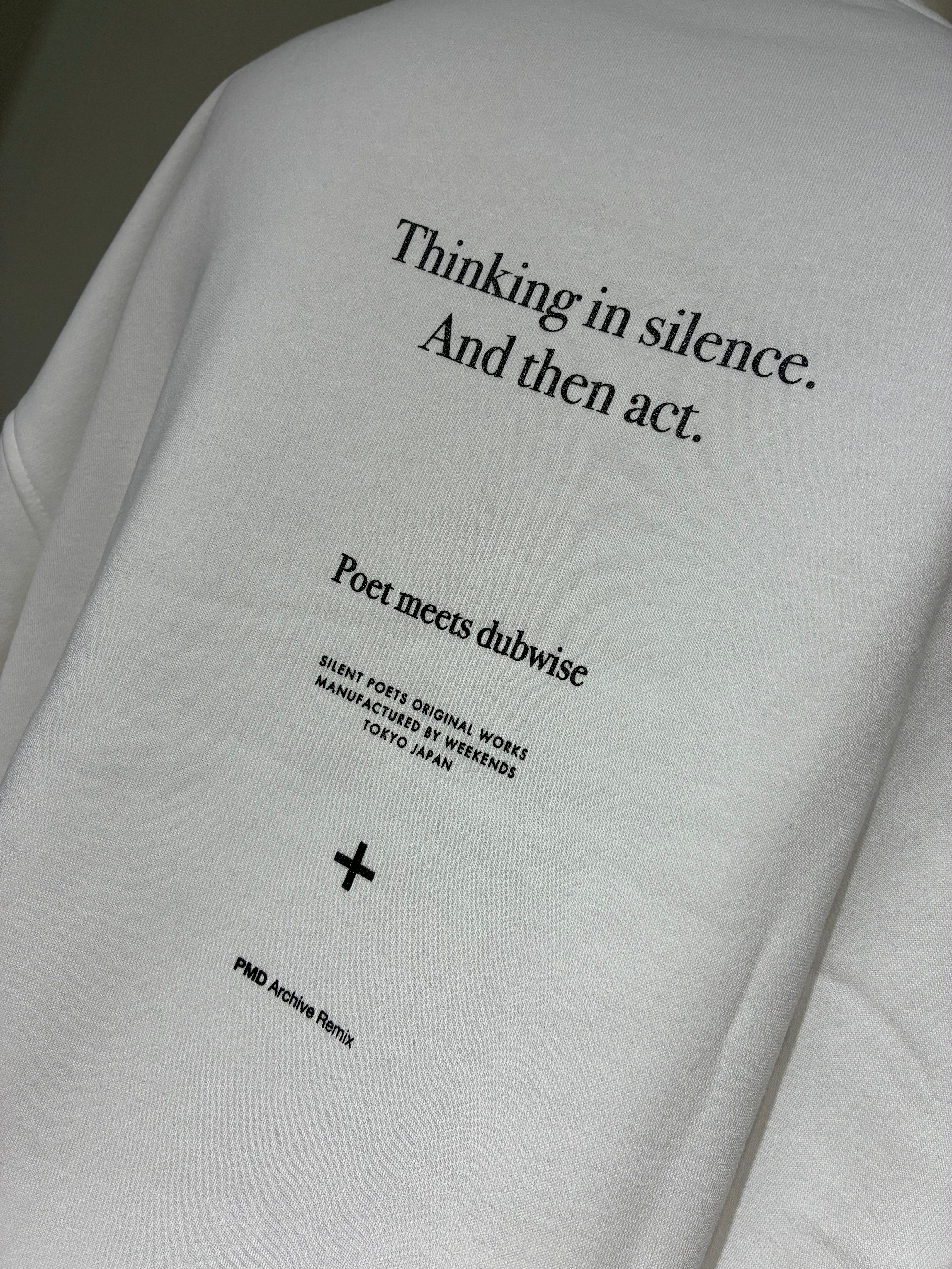 POET MEETS DUBWISE SILENCE Oversized Sweat