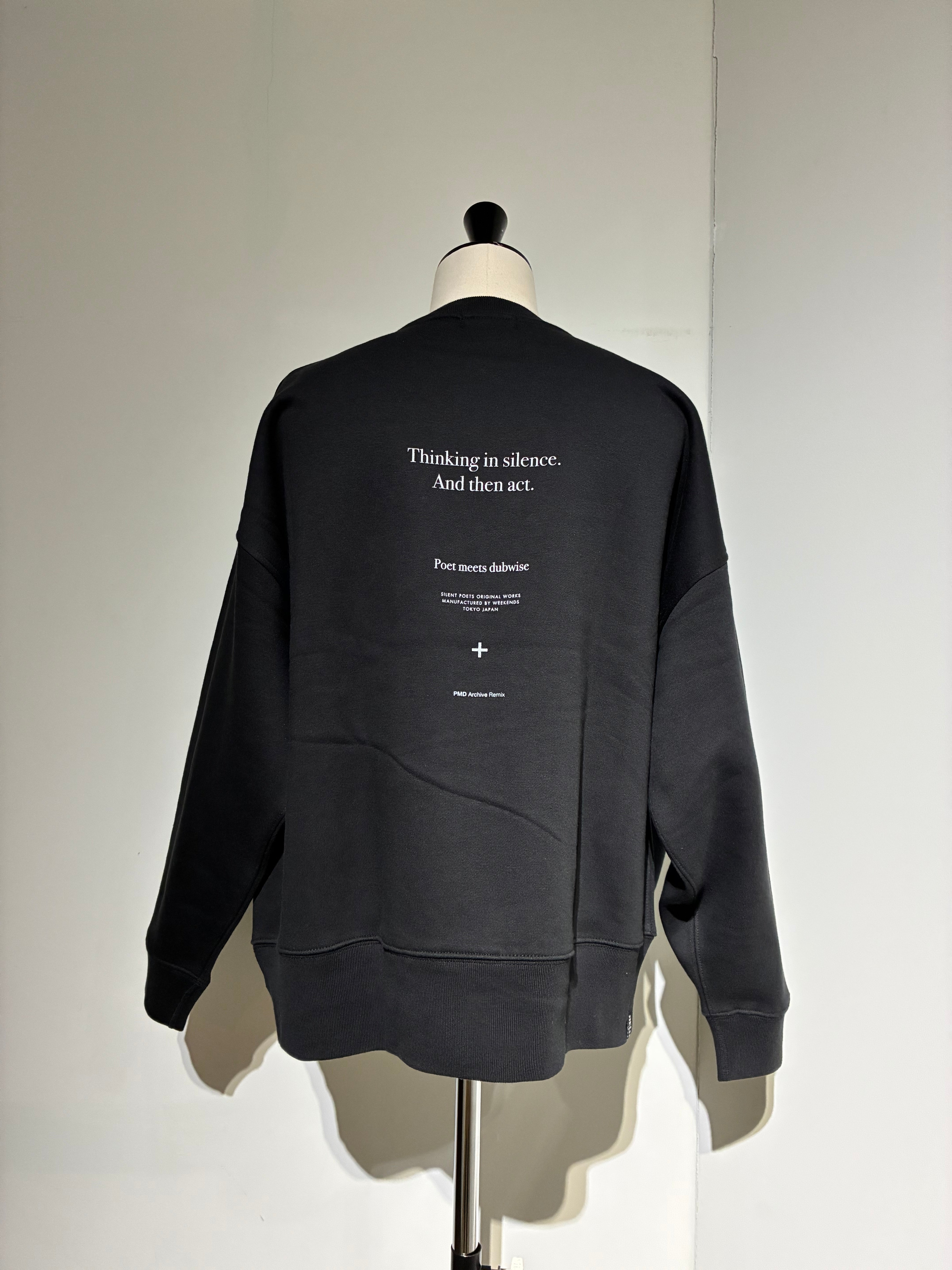POET MEETS DUBWISE SILENCE Oversized Sweat