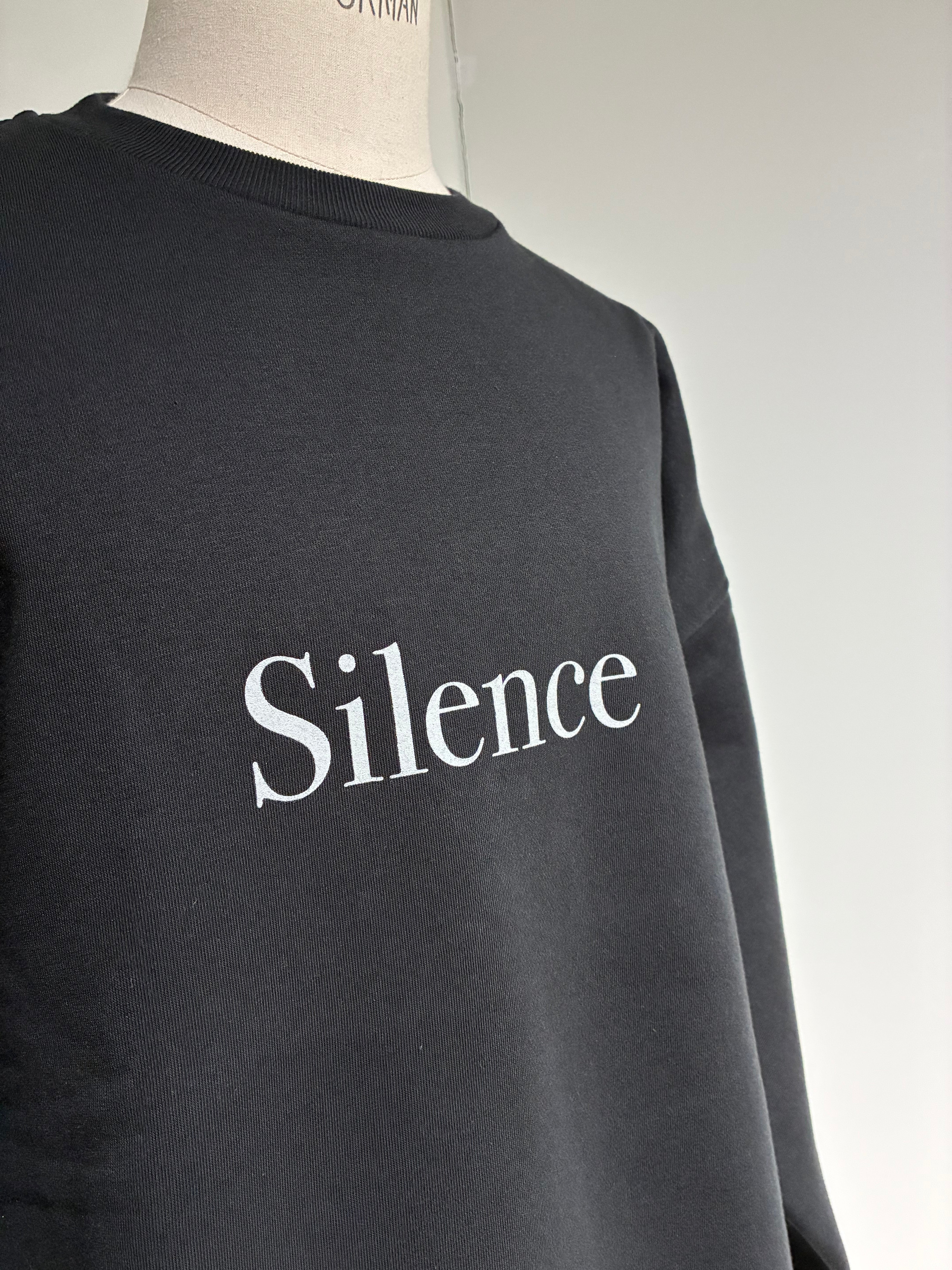 POET MEETS DUBWISE SILENCE Oversized Sweat