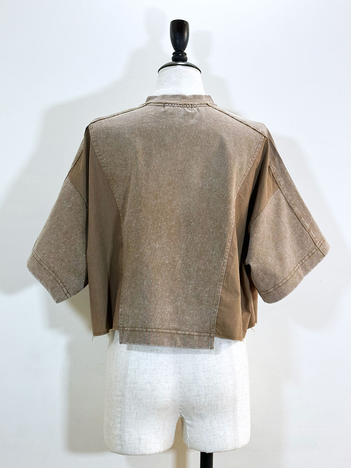 MAISONSPECIAL Docking Crash Short T-shirt