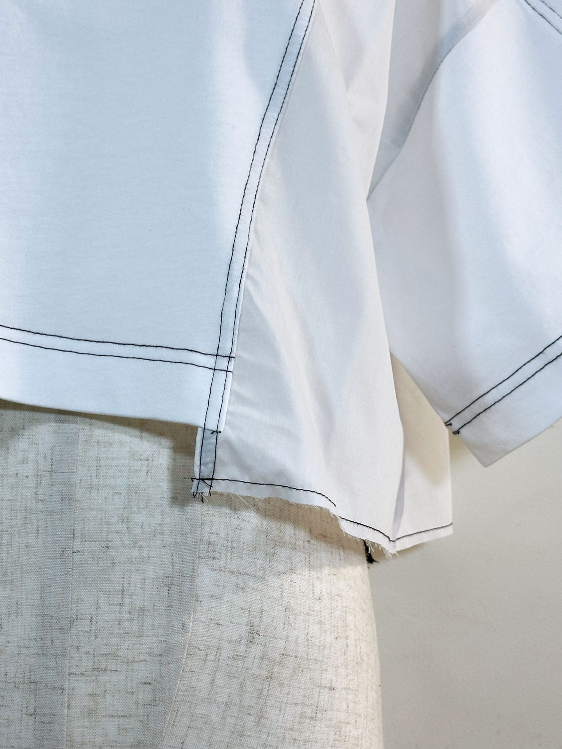 MAISONSPECIAL Docking Crash Short T-shirt