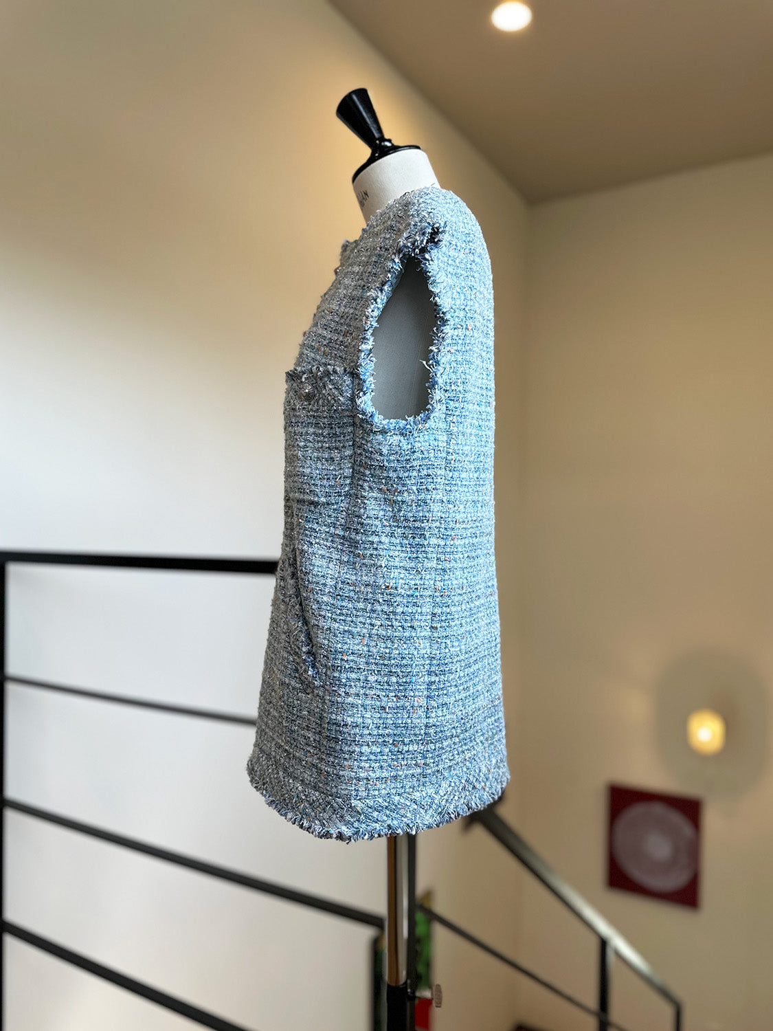 MADISONBLUE SLEEVELESS BOXY JK F.TWEED
