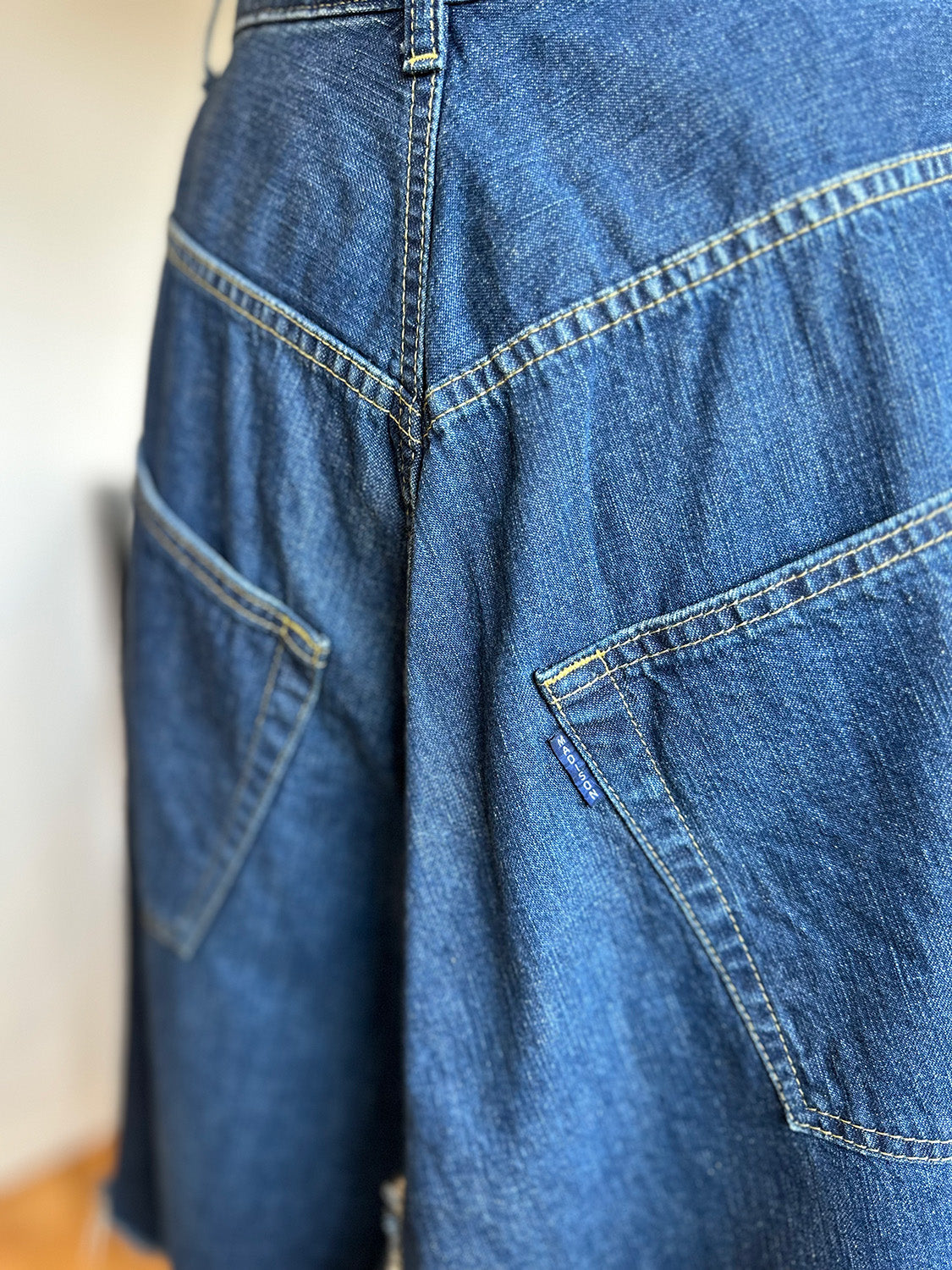 MADISONBLUE 5POCKET REMAKE A-LINE SK L.oz DENIM