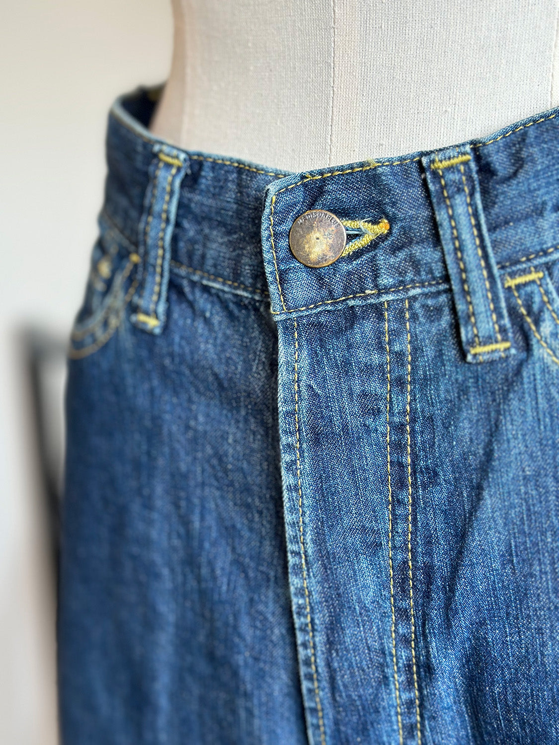 MADISONBLUE SAROUEL PT L.oz DENIM