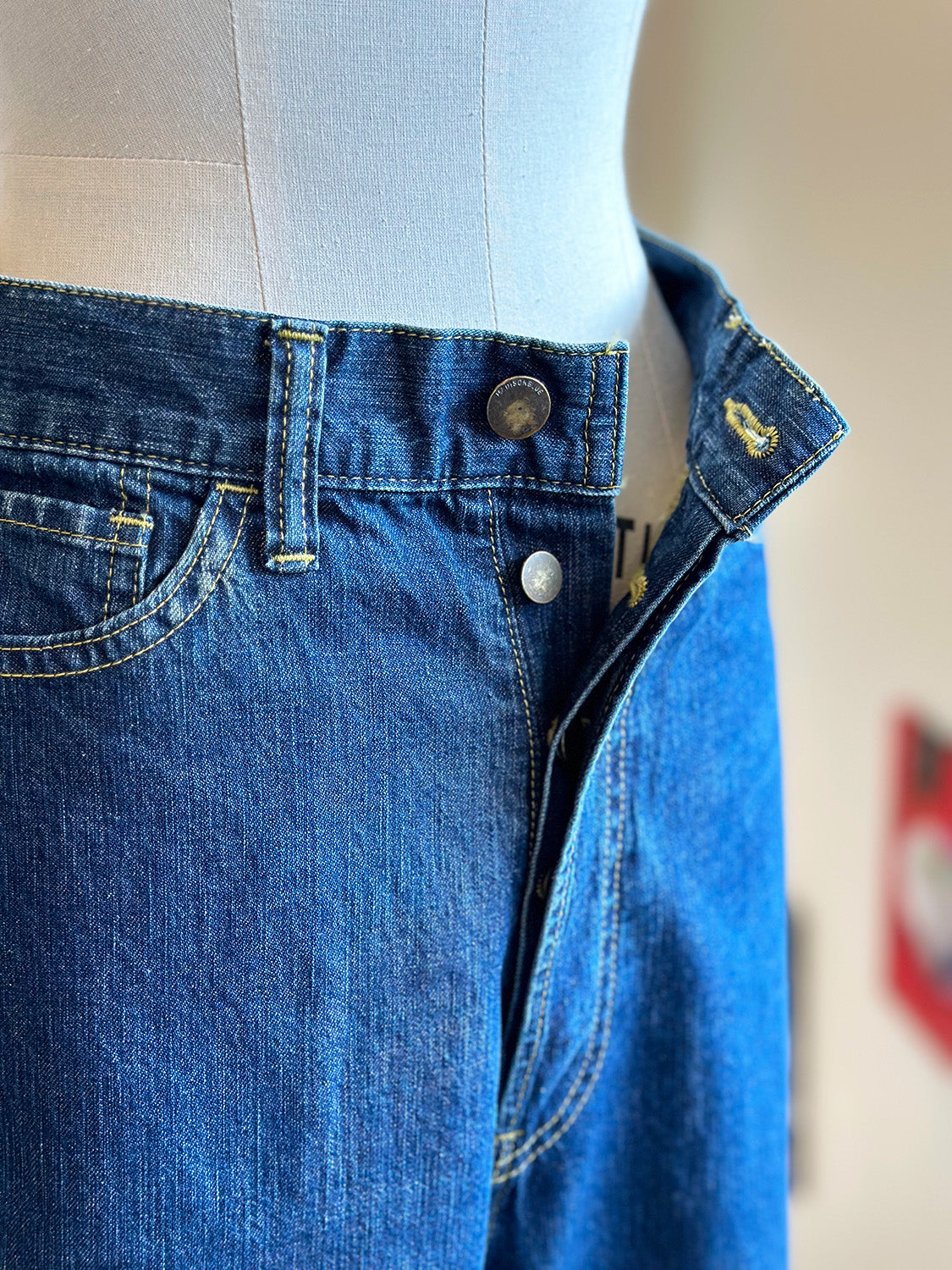 MADISONBLUE SAROUEL PT L.oz DENIM