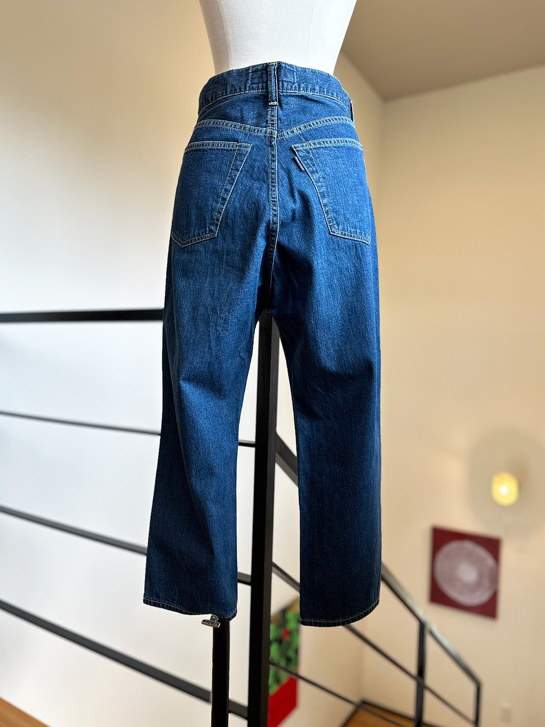 MADISONBLUE SAROUEL PT L.oz DENIM