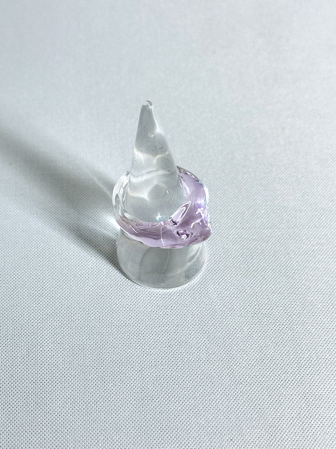 Lemme. L8202 Crescent Ring (PURPLE)