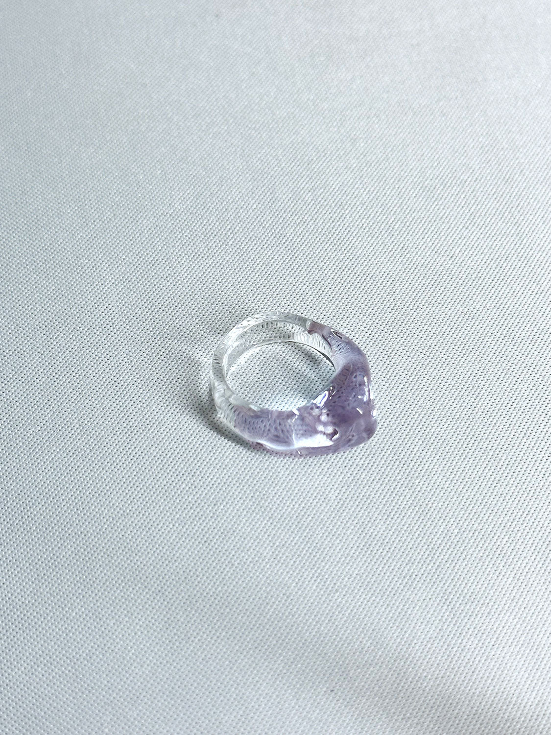 Lemme. L8202 Crescent Ring (PURPLE)