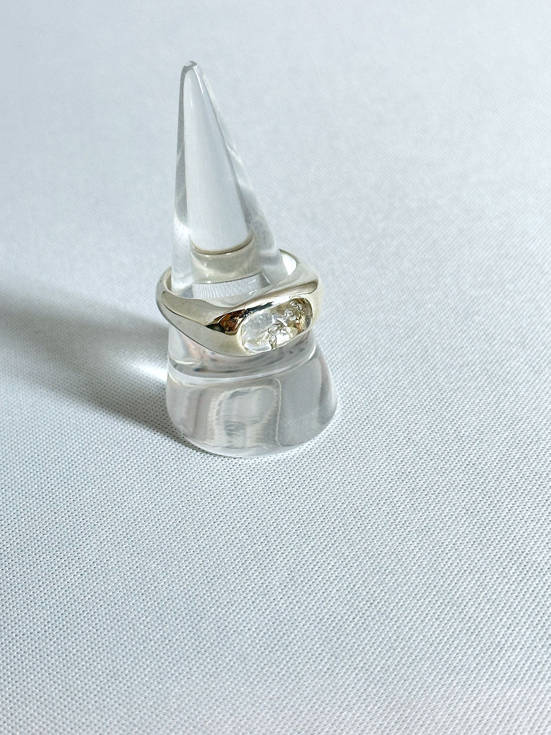 Lemme. L11203 Narrow babble Ring(CLEAR)