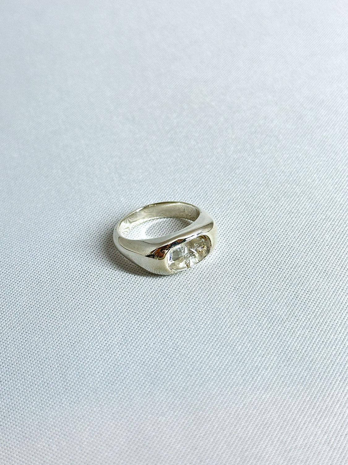 Lemme. L11203 Narrow babble Ring(CLEAR)