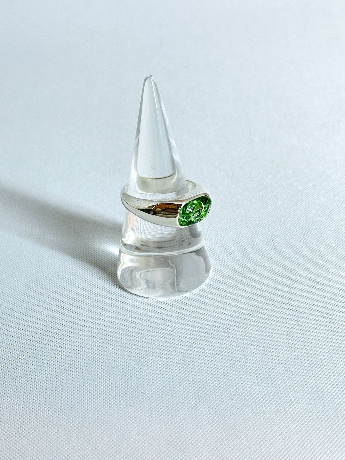 Lemme. L11203 Narrow babble Ring (GREEN)
