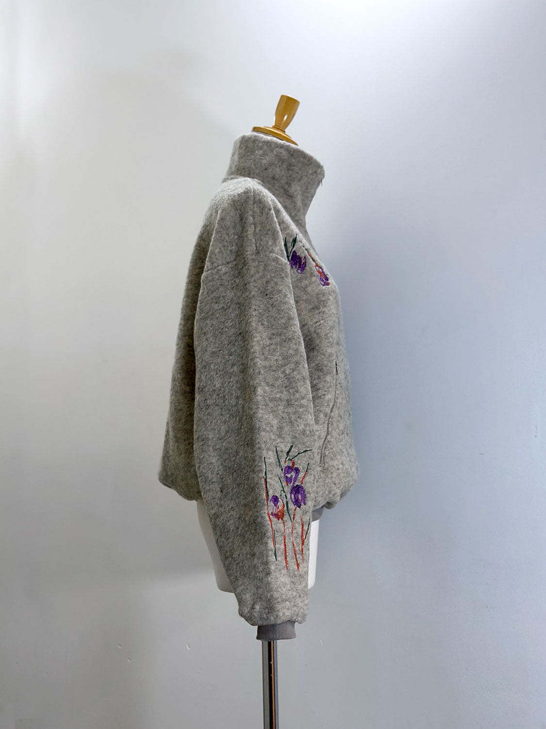 TANAKA ST-283OAF FLEECE PO (FLOWER EMBROIDERY)