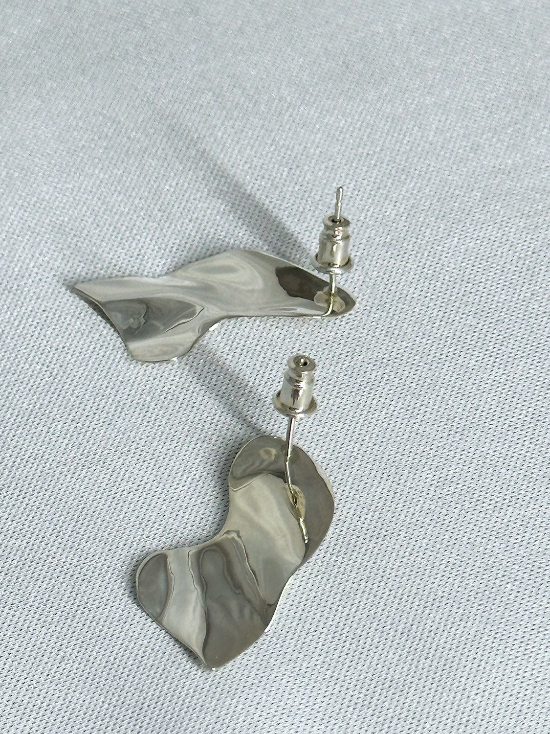 Lemme. L12106 Altostratus Earrings(SILVER)