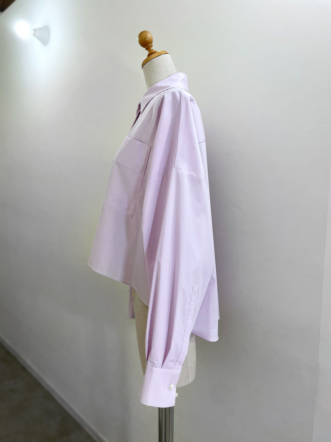 ENFOLD JUST-LENGTH SHIRT